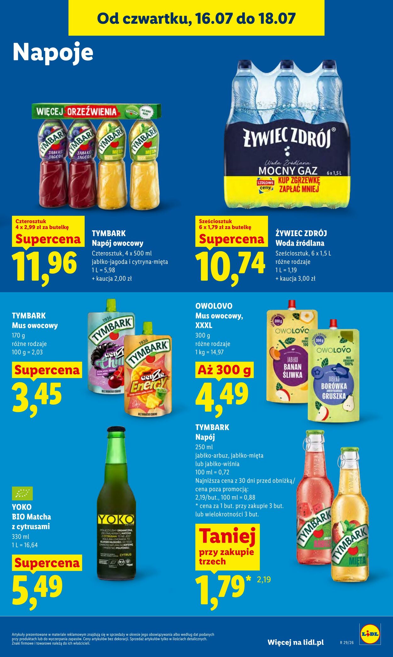Gazetka Lidl 16.07.2026 - 18.07.2026