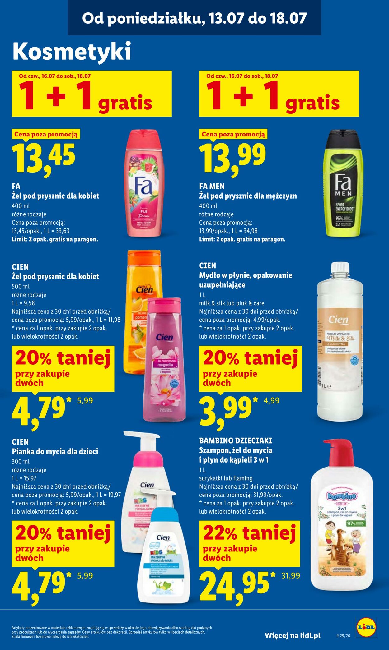 Gazetka Lidl 16.07.2026 - 18.07.2026