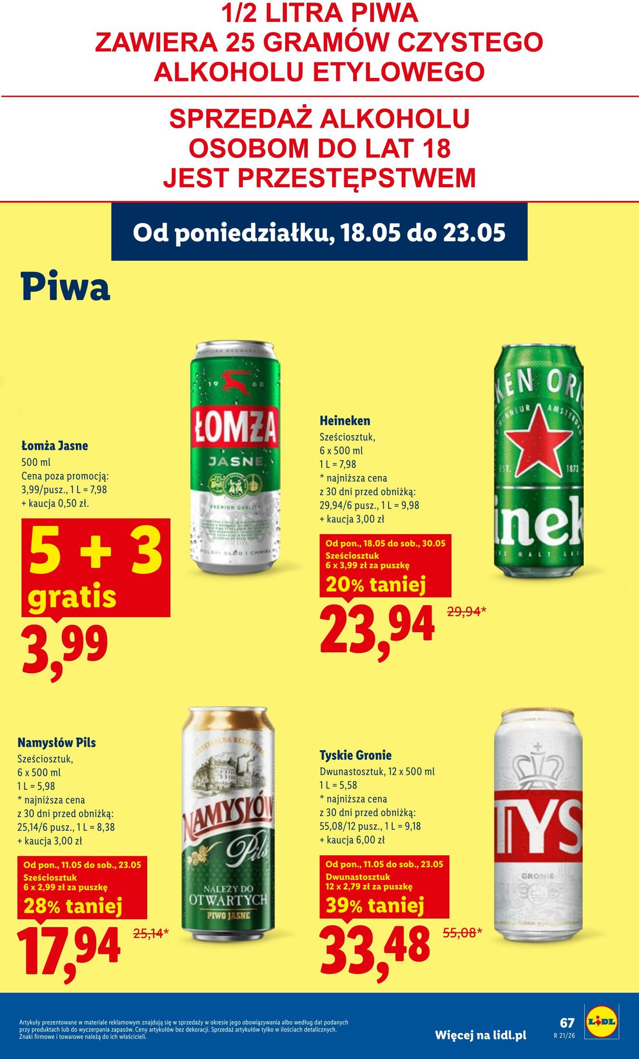 Gazetka Lidl 18.05.2026 - 20.05.2026