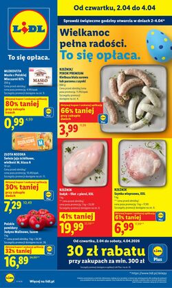 Gazetka Lidl 02.04.2026 - 04.04.2026