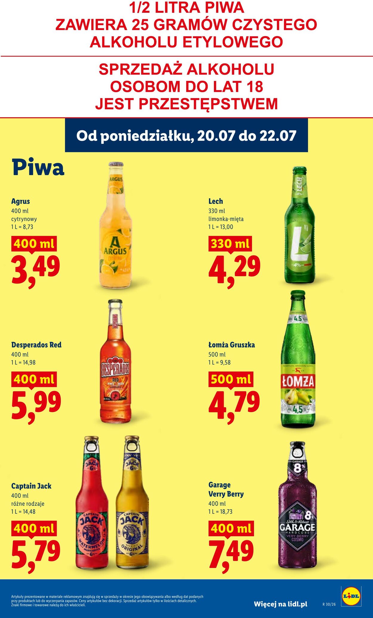 Gazetka Lidl 20.07.2026 - 22.07.2026
