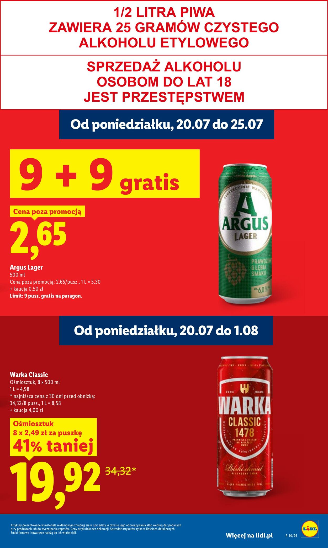 Gazetka Lidl 20.07.2026 - 22.07.2026