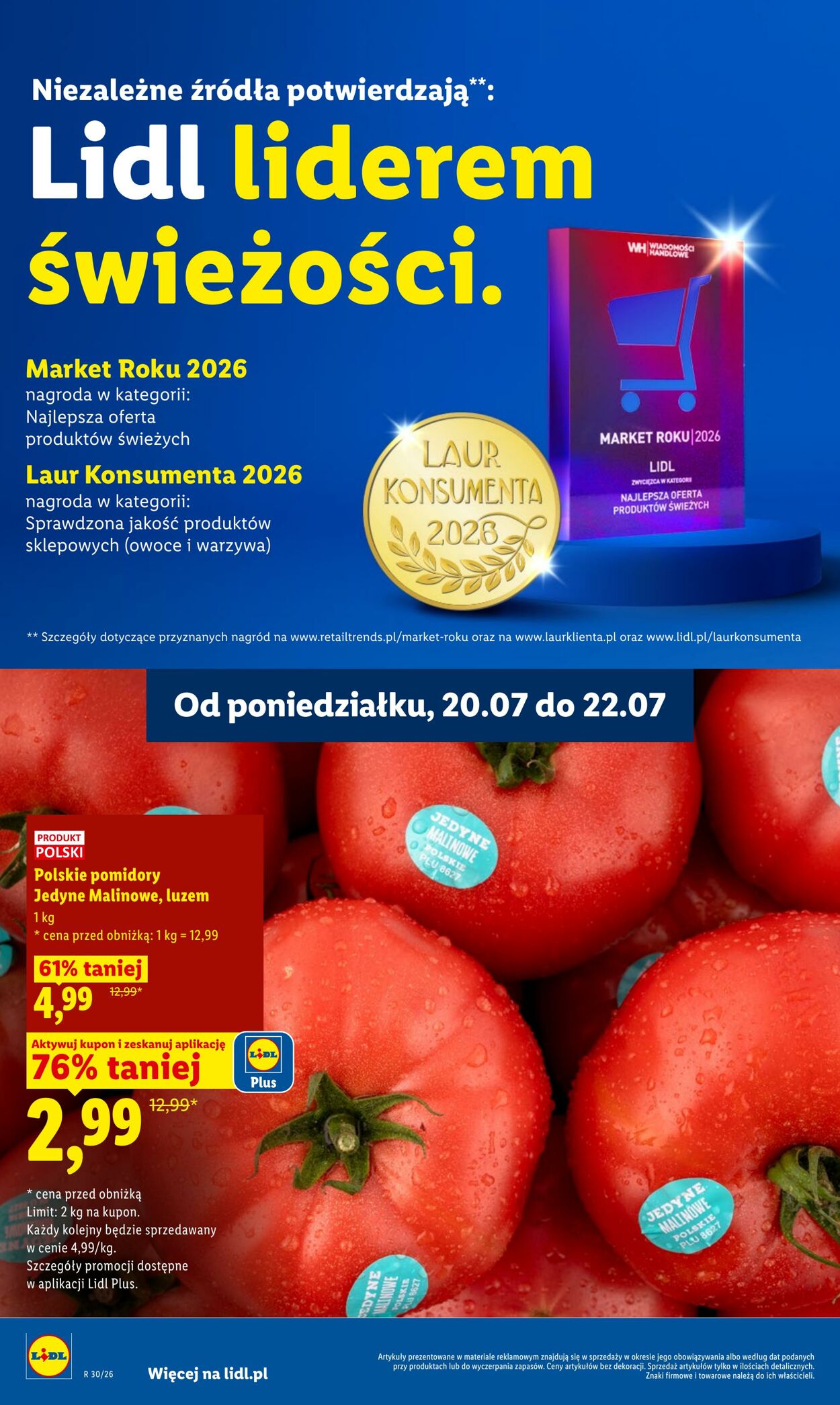 Gazetka Lidl 20.07.2026 - 22.07.2026