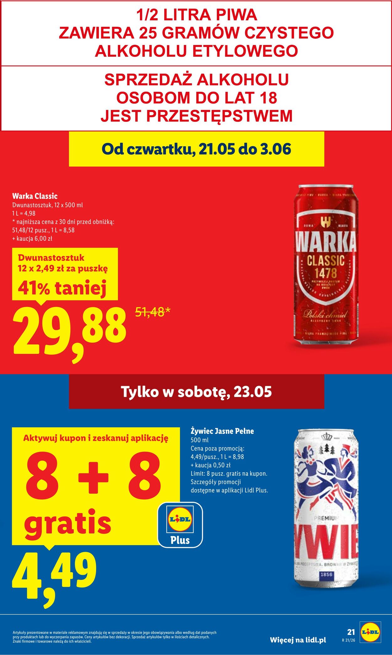 Gazetka Lidl 21.05.2026 - 23.05.2026
