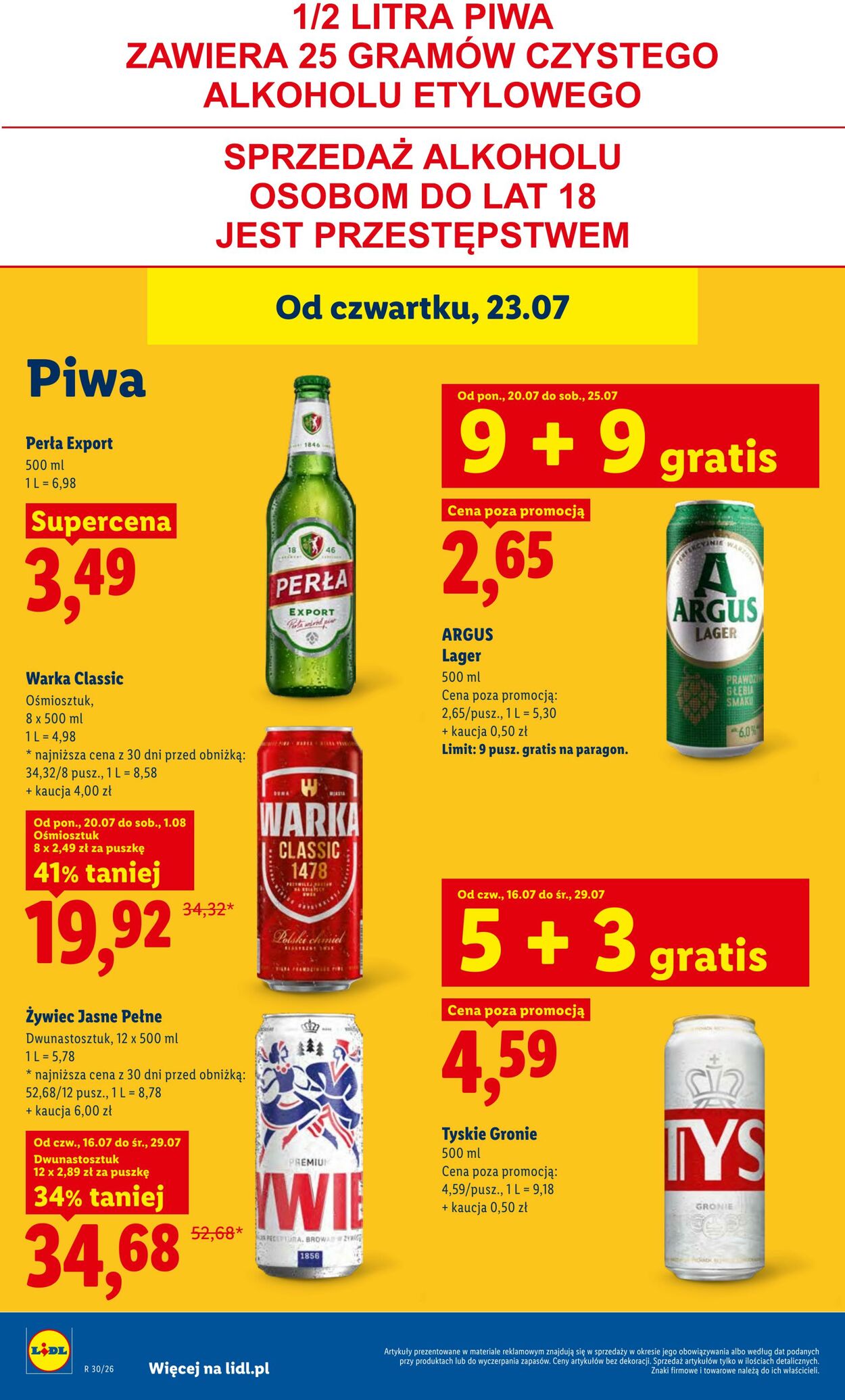 Gazetka Lidl 23.07.2026 - 25.07.2026