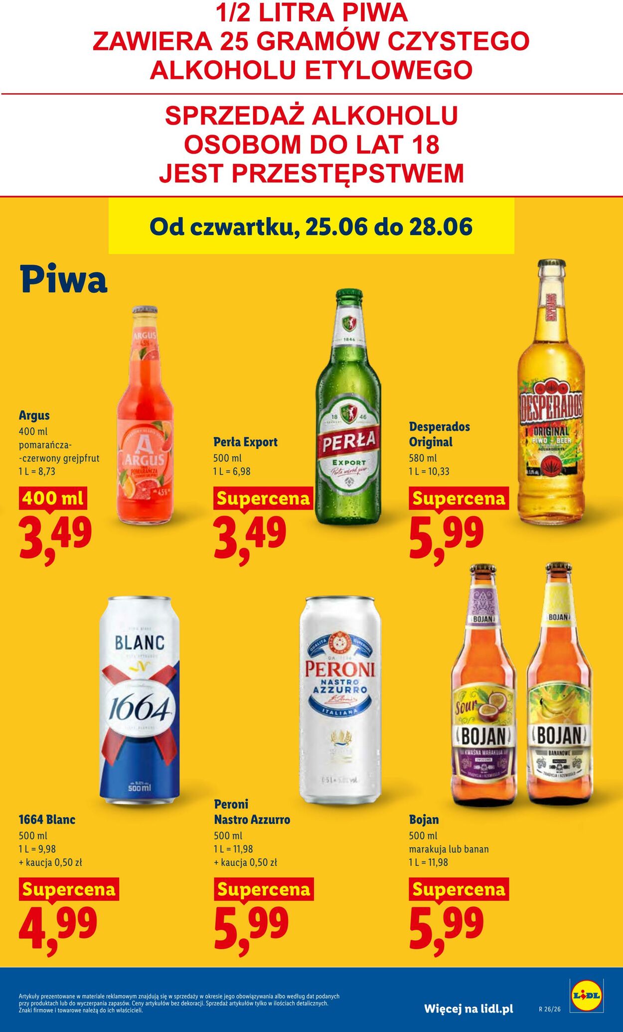 Gazetka Lidl 25.06.2026 - 28.06.2026