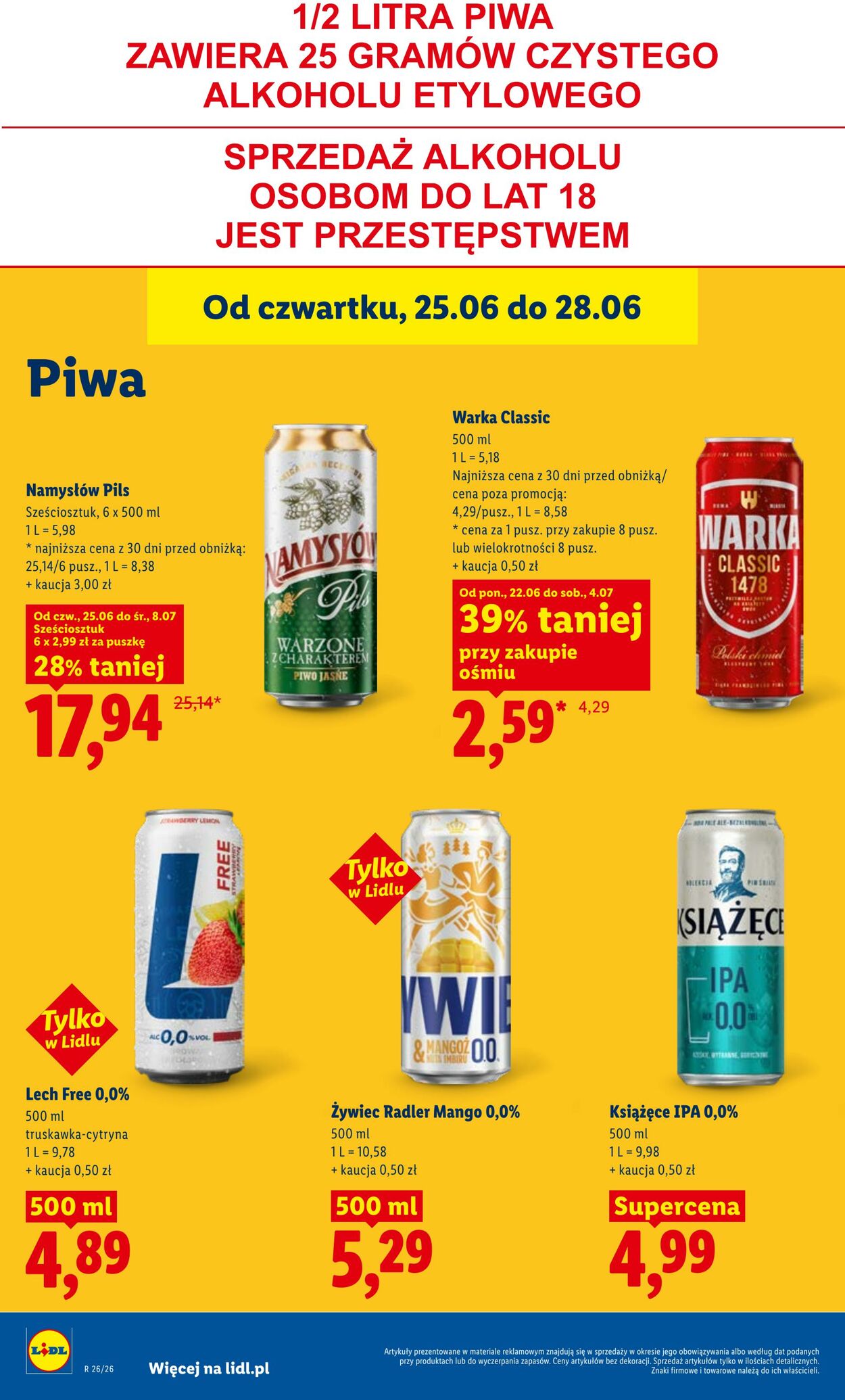 Gazetka Lidl 25.06.2026 - 28.06.2026