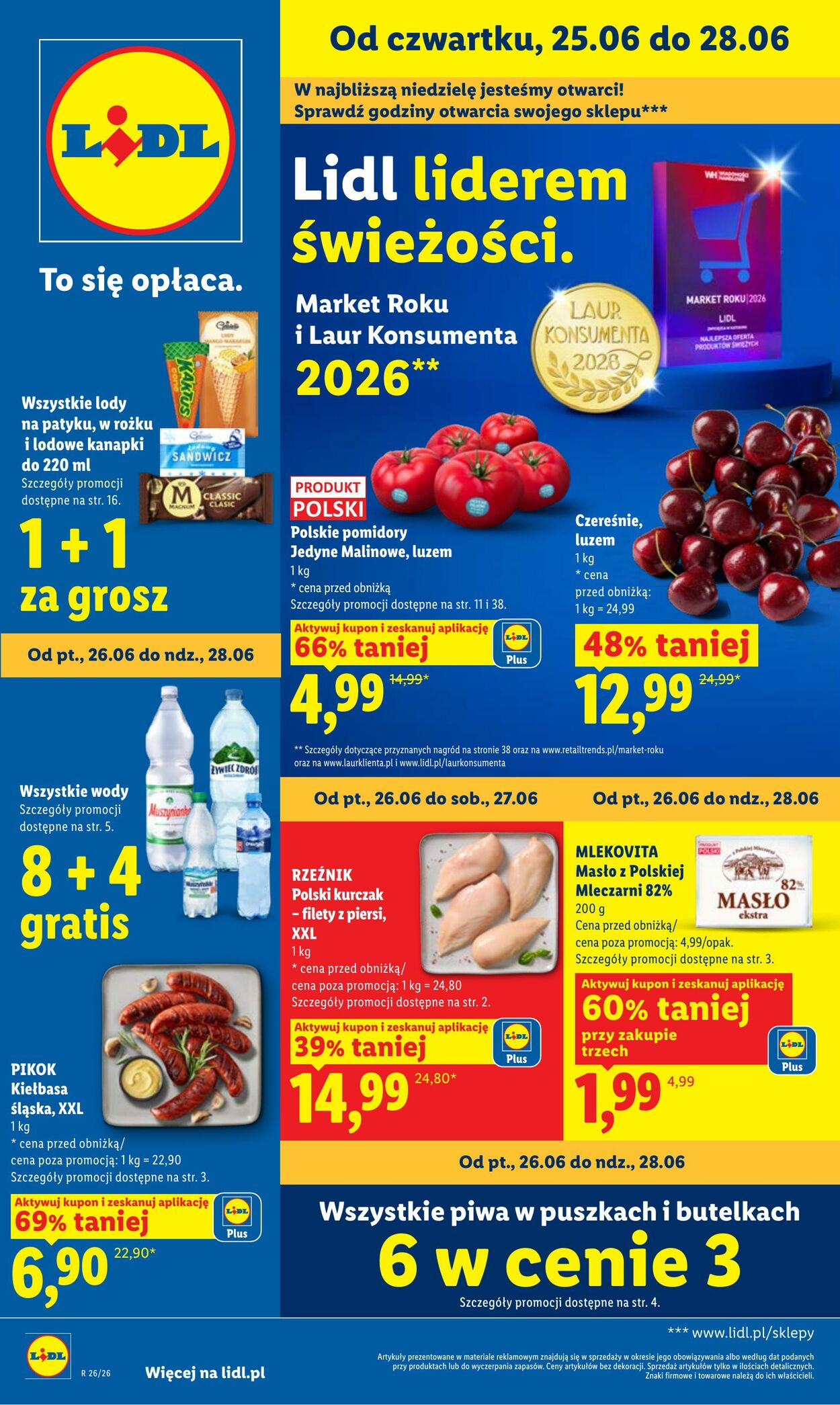 Gazetka Lidl - Gazetka ważna od 25.06 do 28.06 25 cze, 2026 - 28 cze, 2026