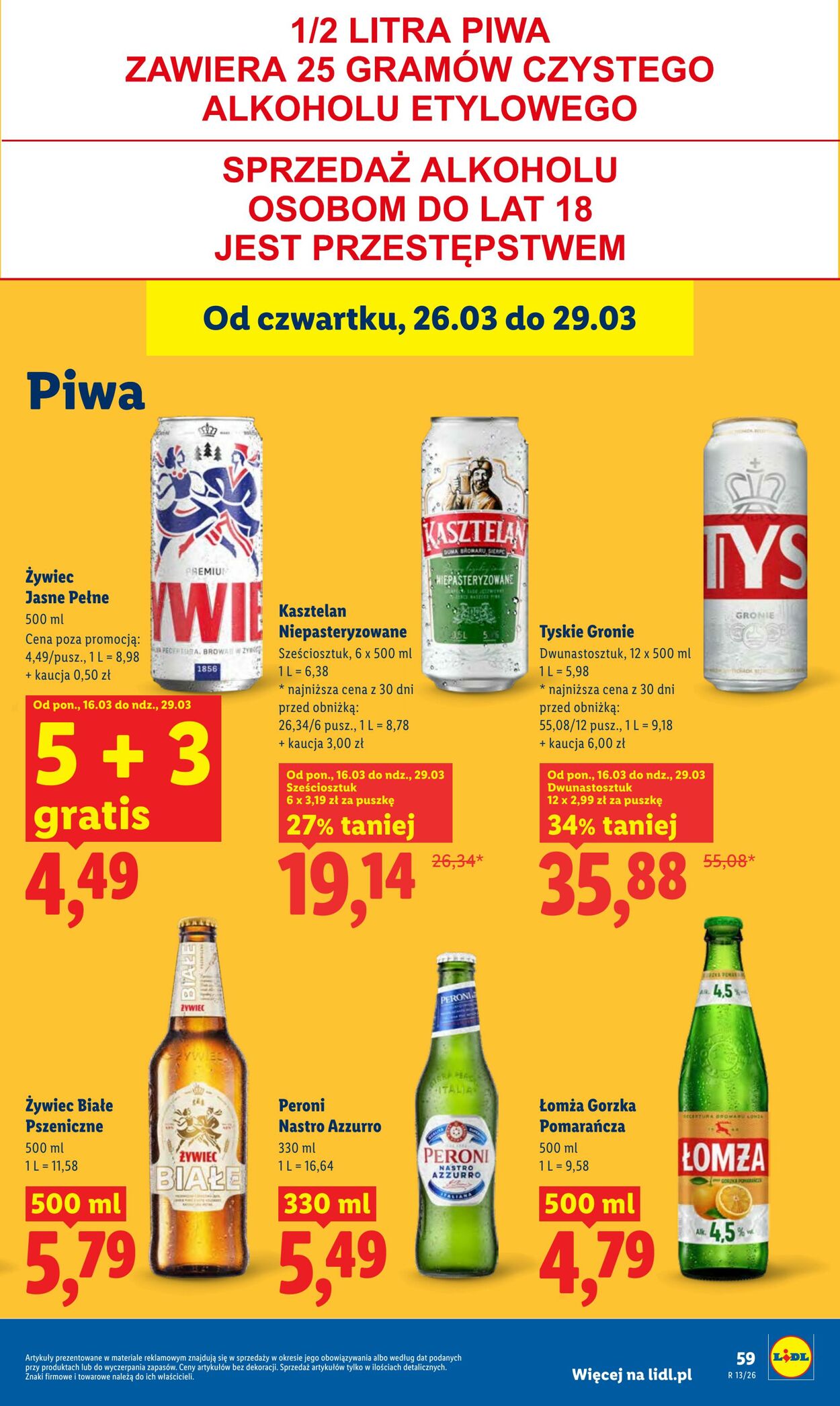 Gazetka Lidl 26.03.2026 - 29.03.2026