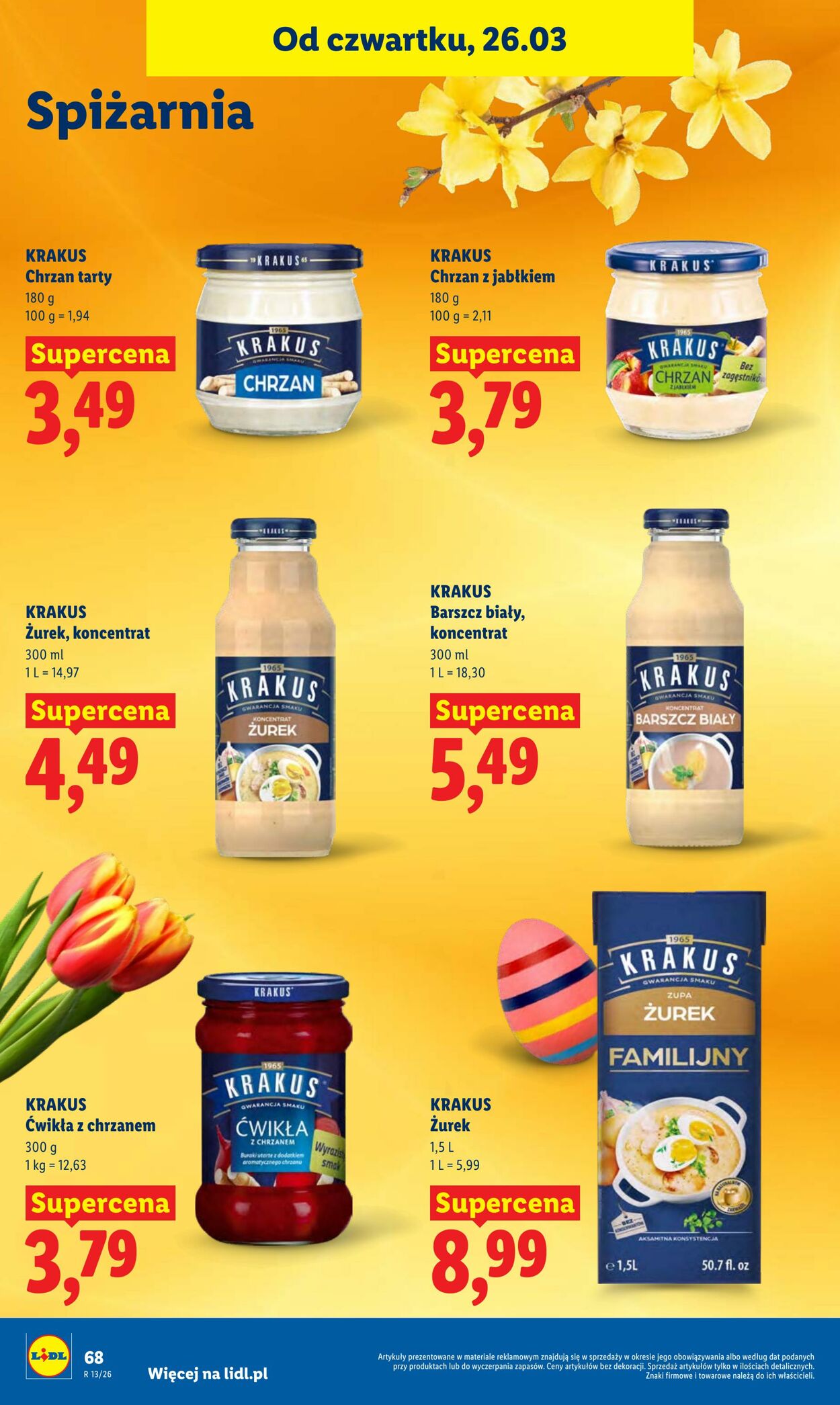 Gazetka Lidl 26.03.2026 - 29.03.2026