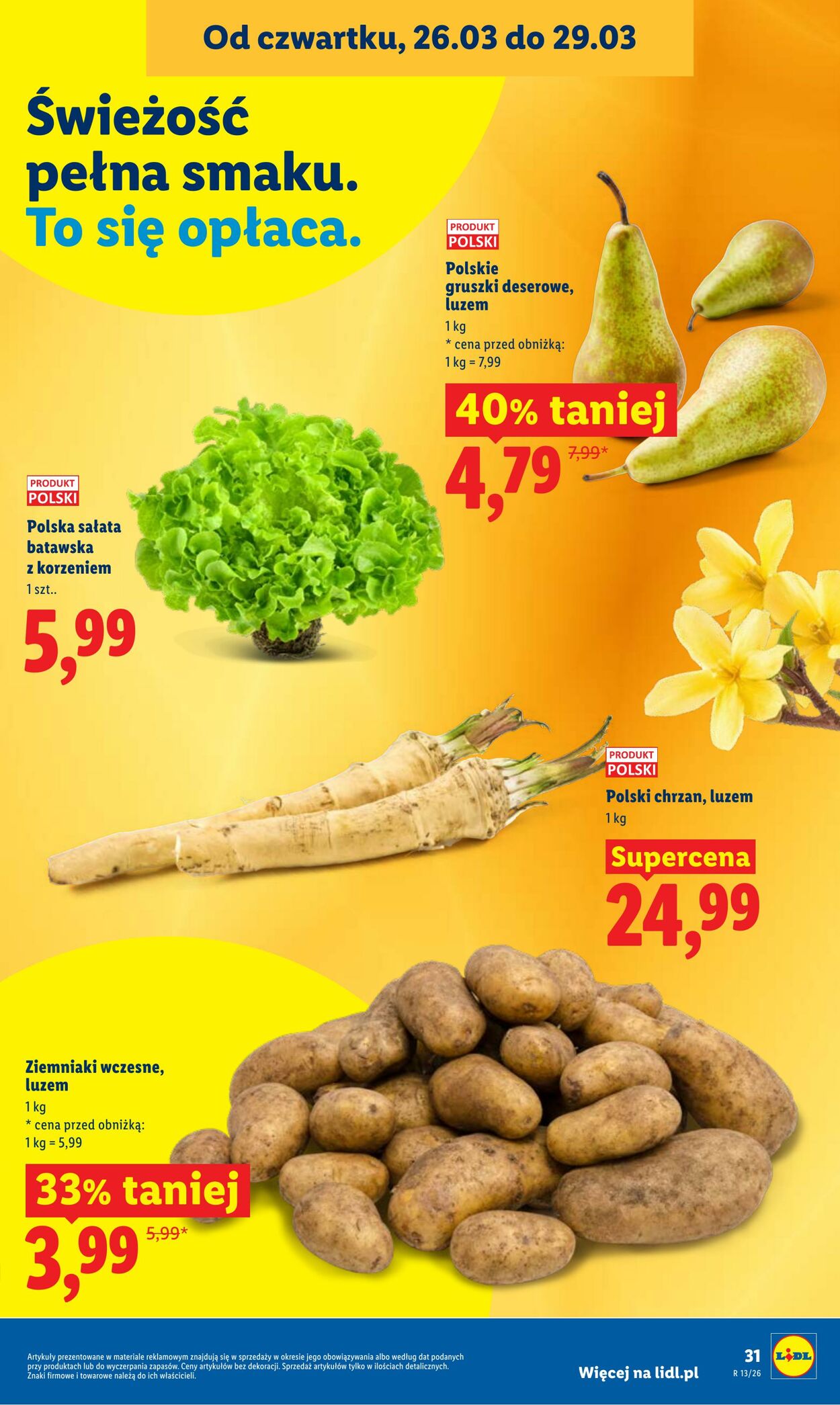 Gazetka Lidl 26.03.2026 - 29.03.2026