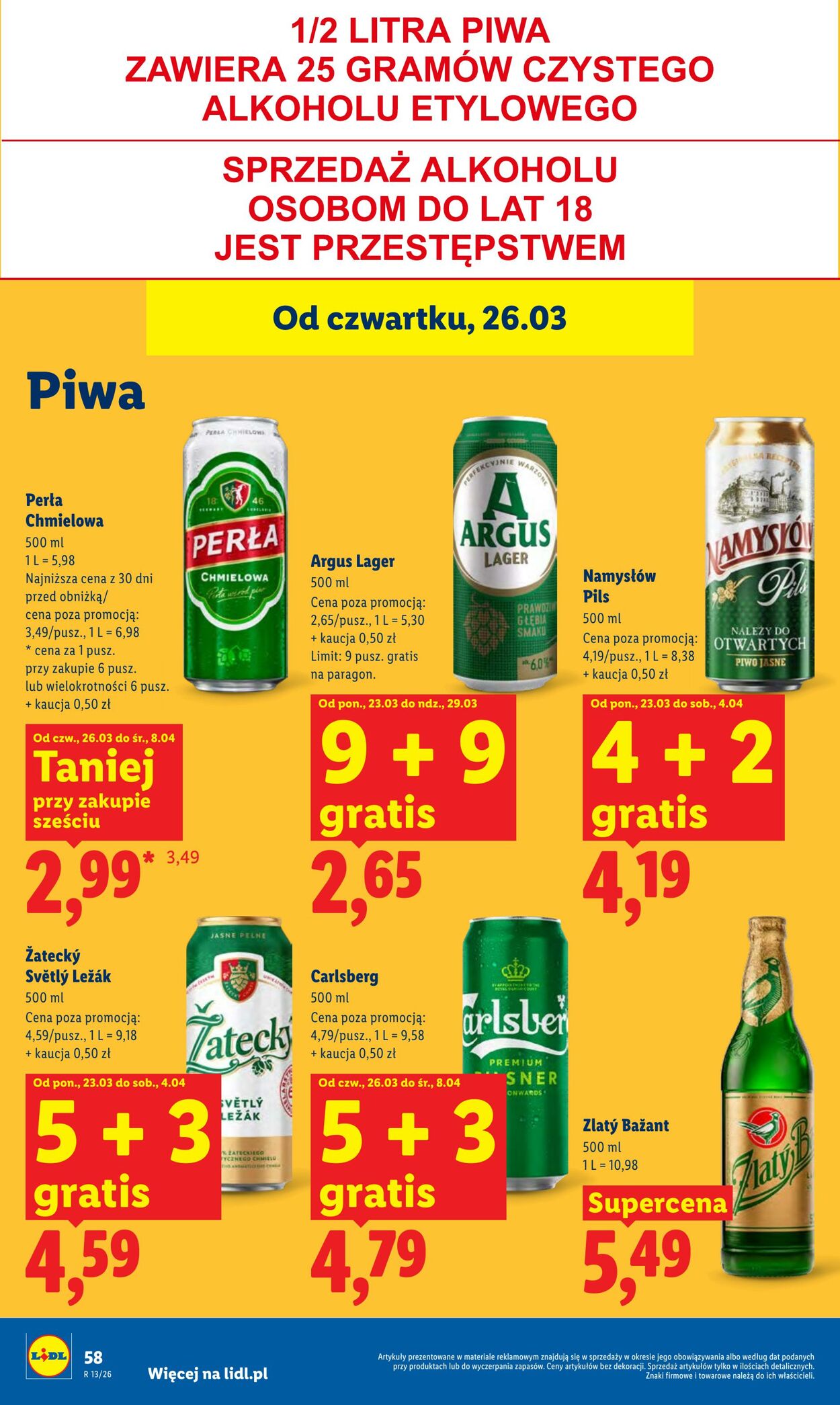 Gazetka Lidl 26.03.2026 - 29.03.2026