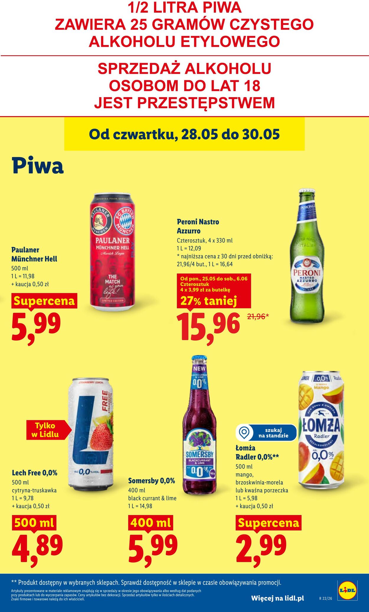 Gazetka Lidl 28.05.2026 - 30.05.2026