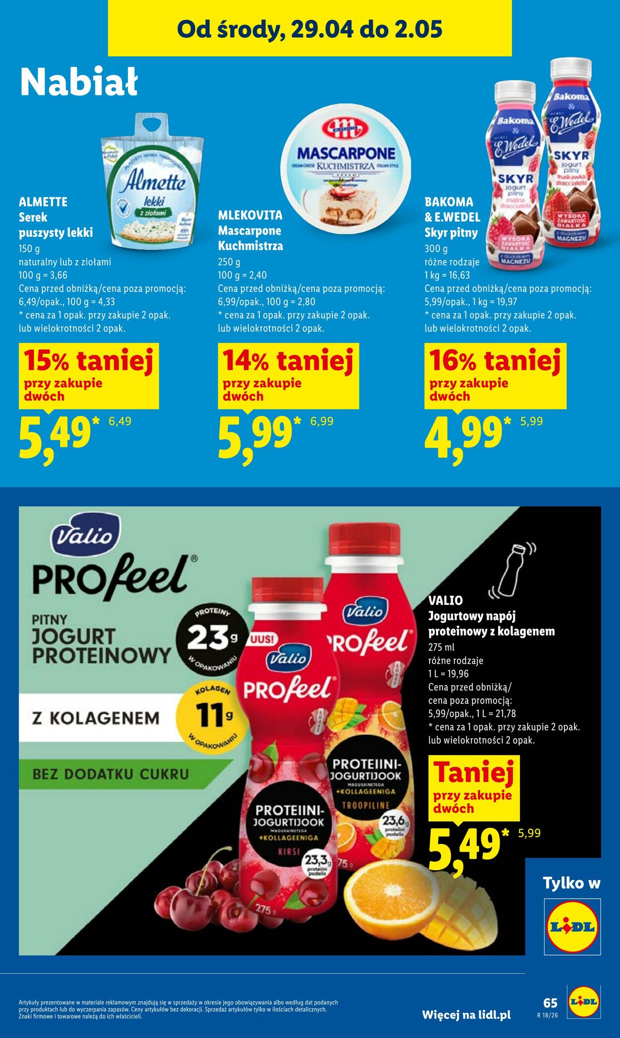 Gazetka Lidl 29.04.2026 - 02.05.2026