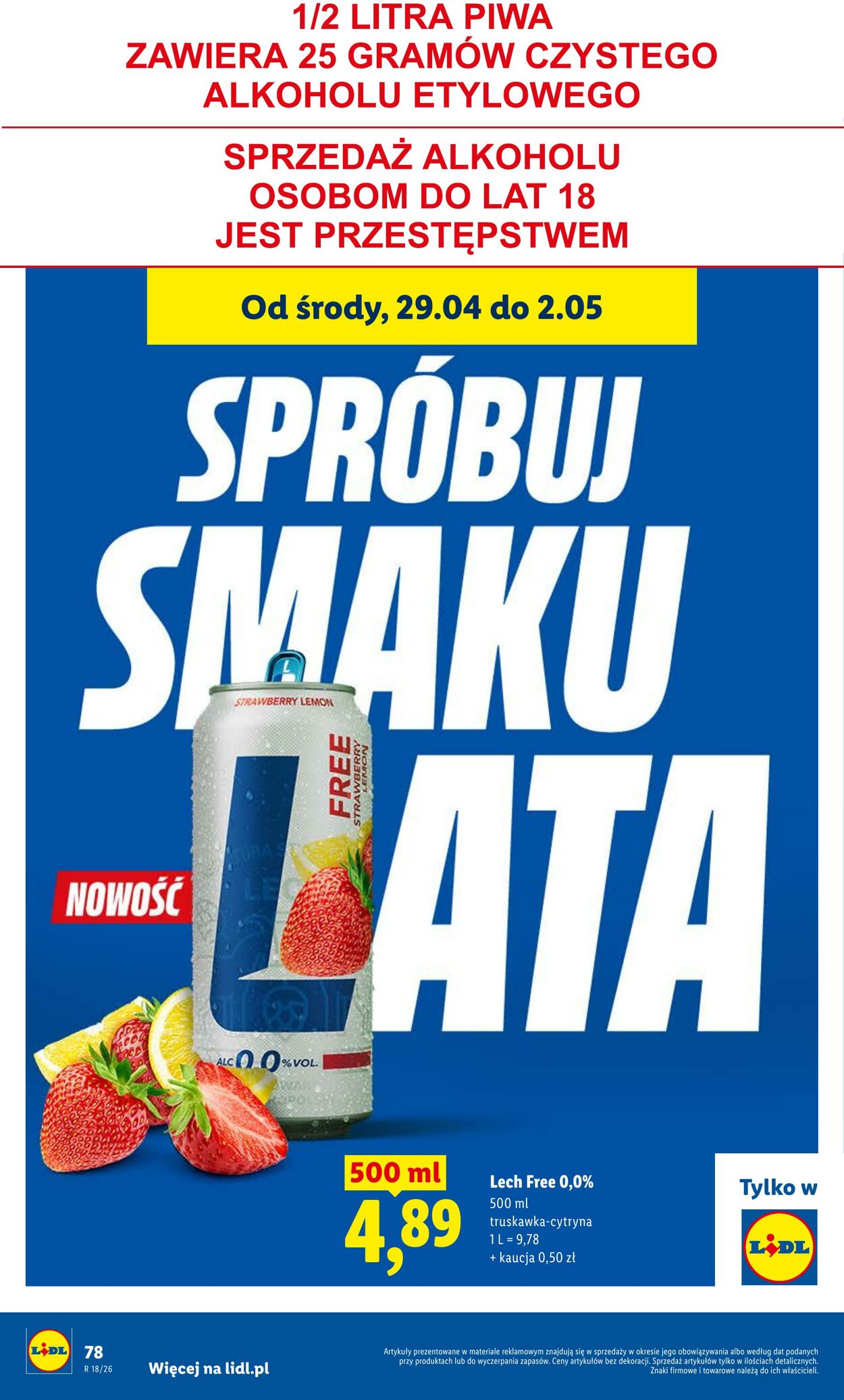 Gazetka Lidl 29.04.2026 - 02.05.2026