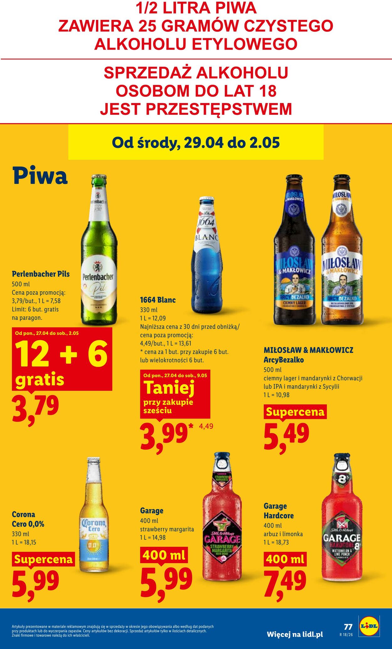 Gazetka Lidl 29.04.2026 - 02.05.2026