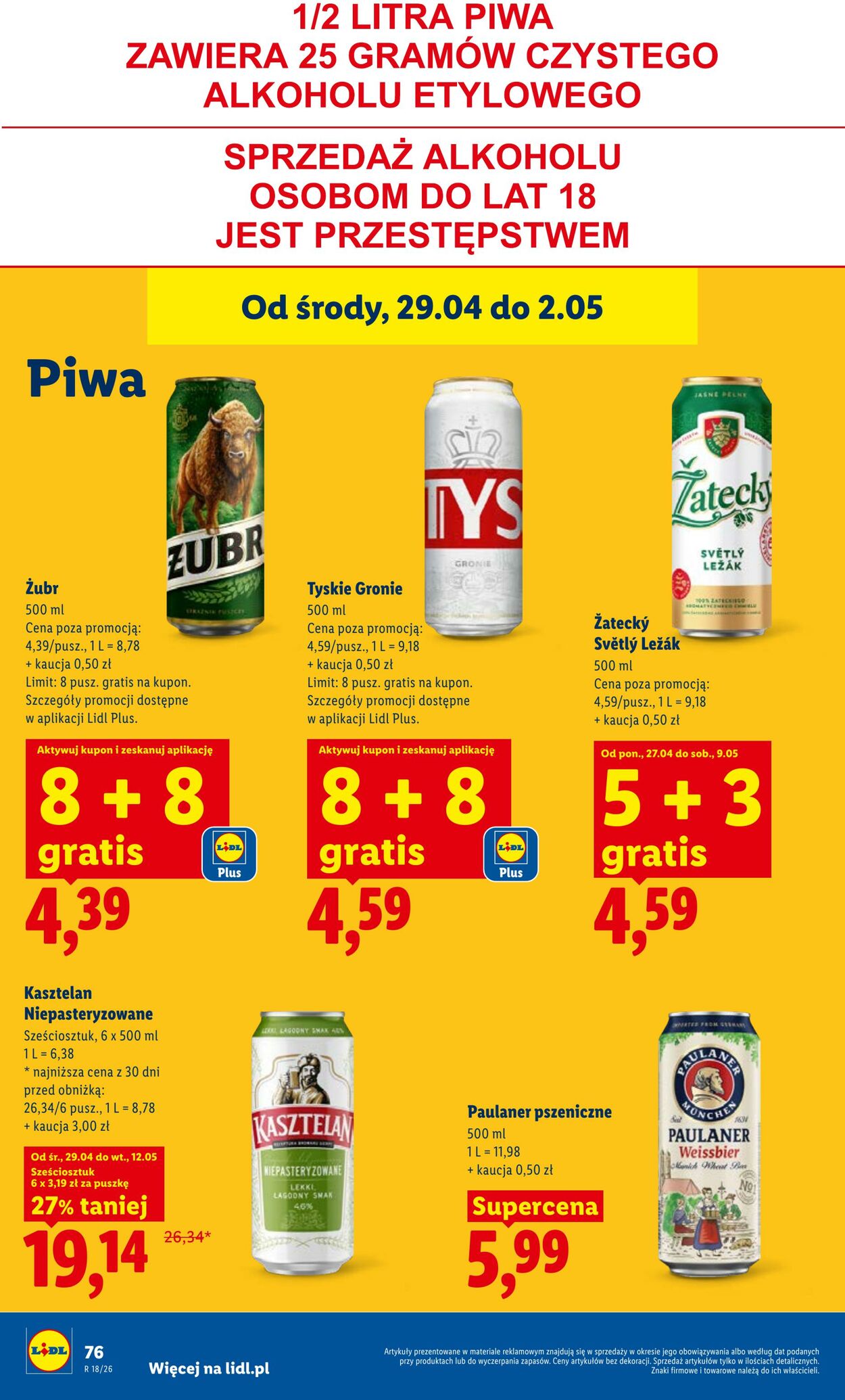 Gazetka Lidl 29.04.2026 - 02.05.2026