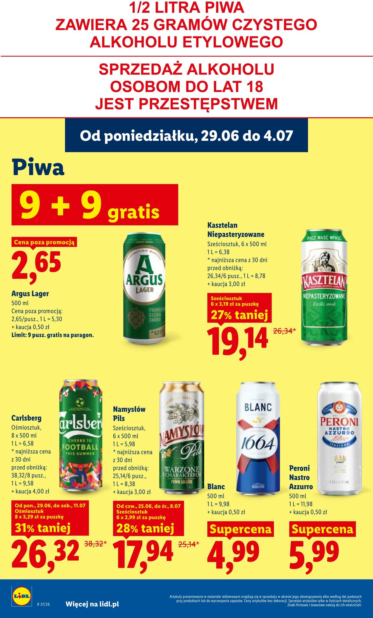 Gazetka Lidl 29.06.2026 - 01.07.2026