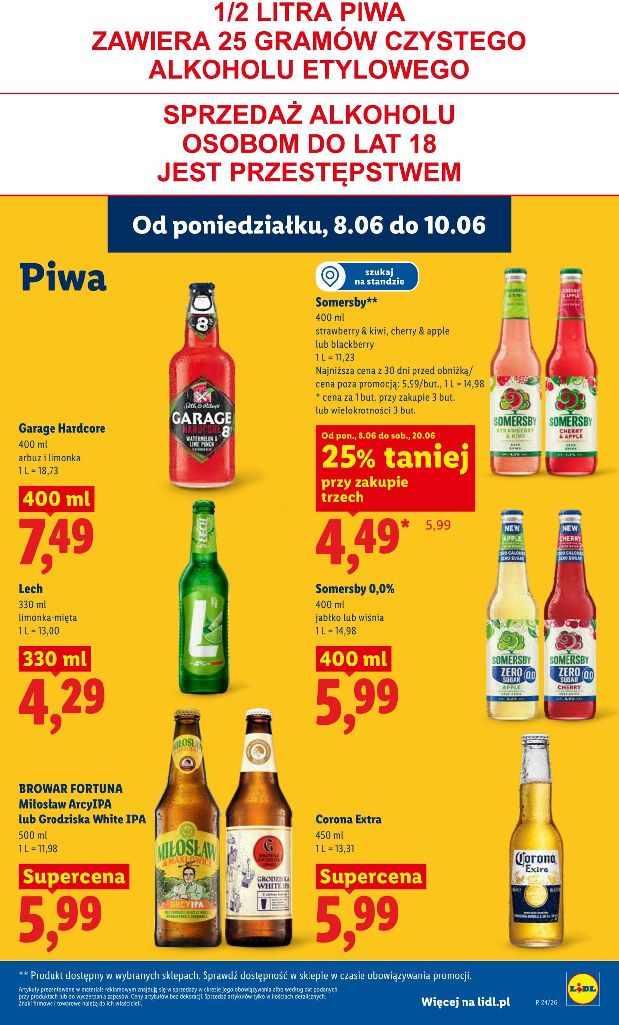 Gazetka Lidl 08.06.2026 - 10.06.2026