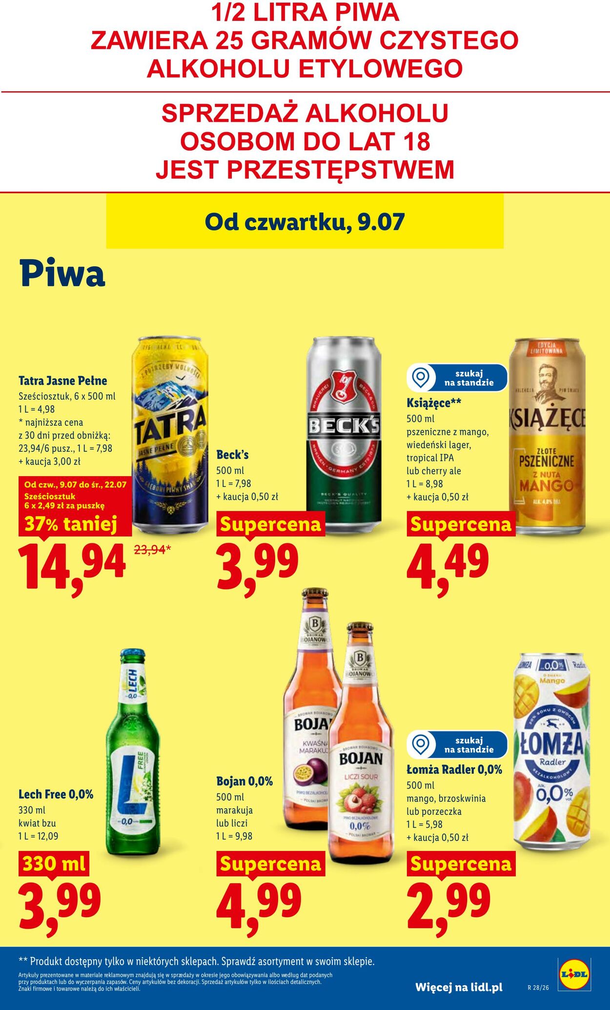 Gazetka Lidl 09.07.2026 - 11.07.2026