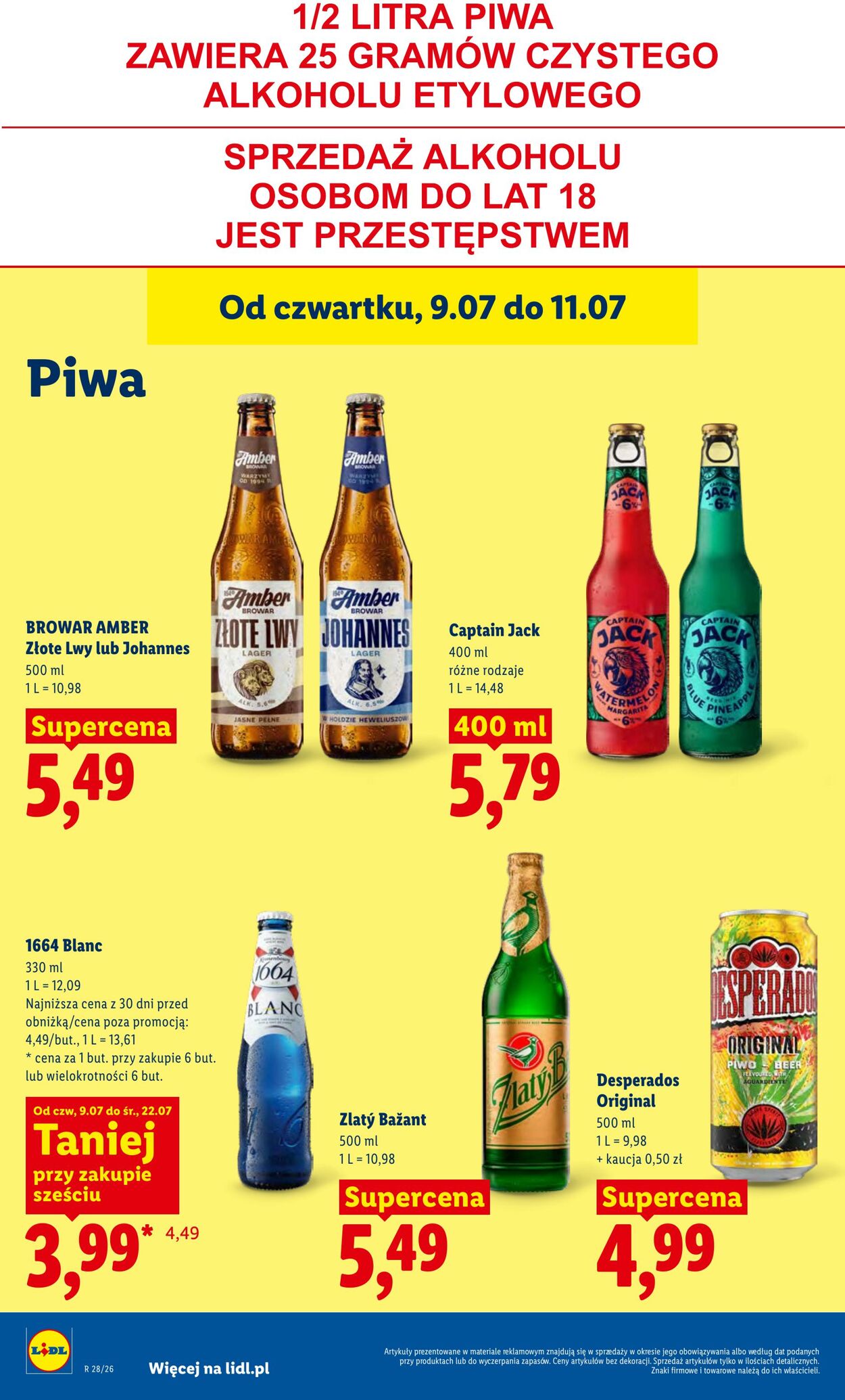 Gazetka Lidl 09.07.2026 - 11.07.2026