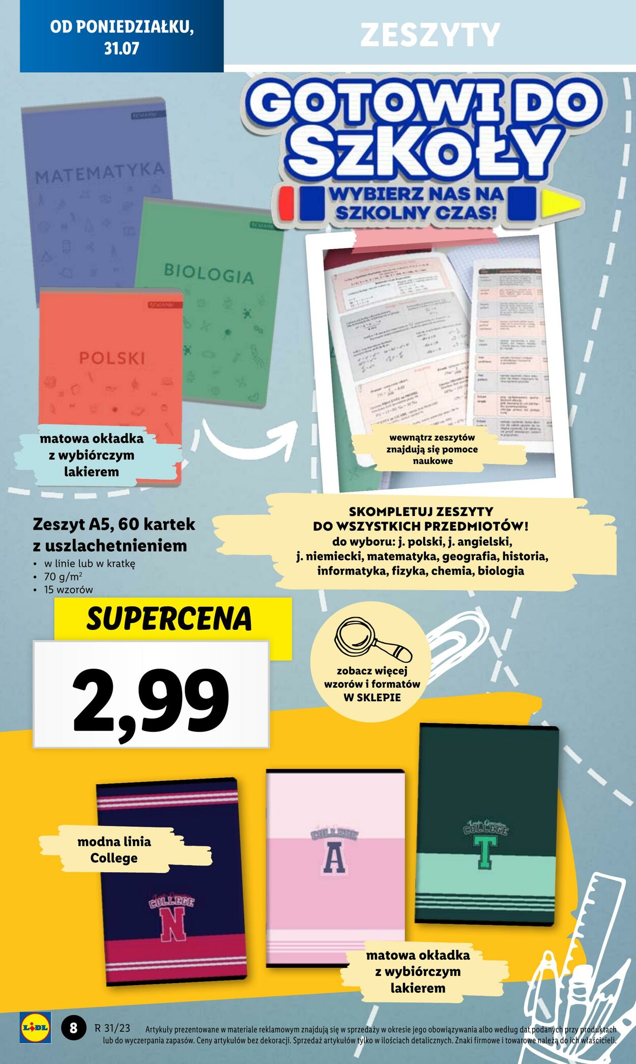 Gazetka Lidl 31.07.2023 - 03.09.2023