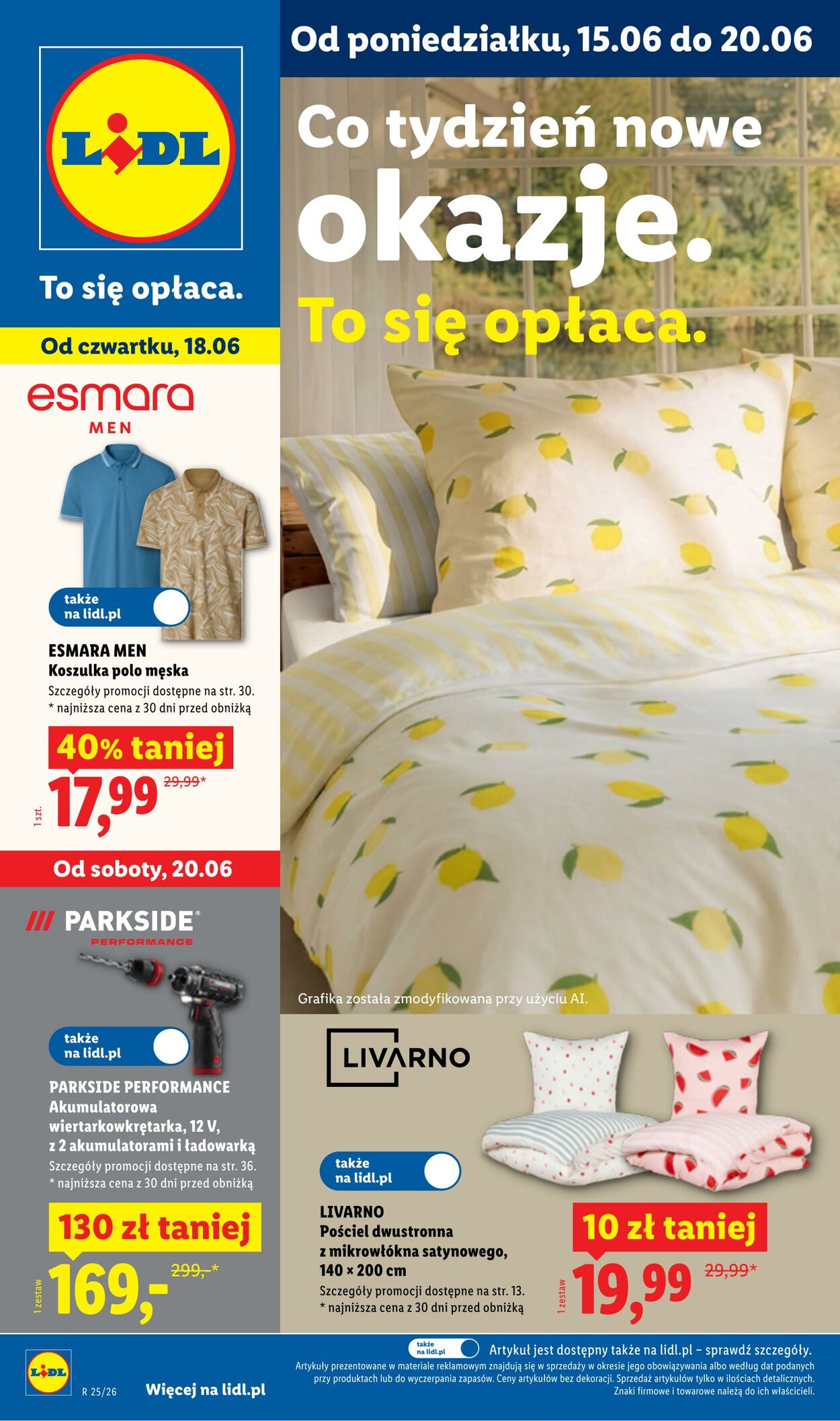 Gazetka Lidl - Katalog ważny od 15.06 15 cze, 2026 - 20 cze, 2026