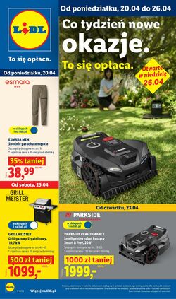 Gazetka Lidl 20.04.2026 - 26.04.2026