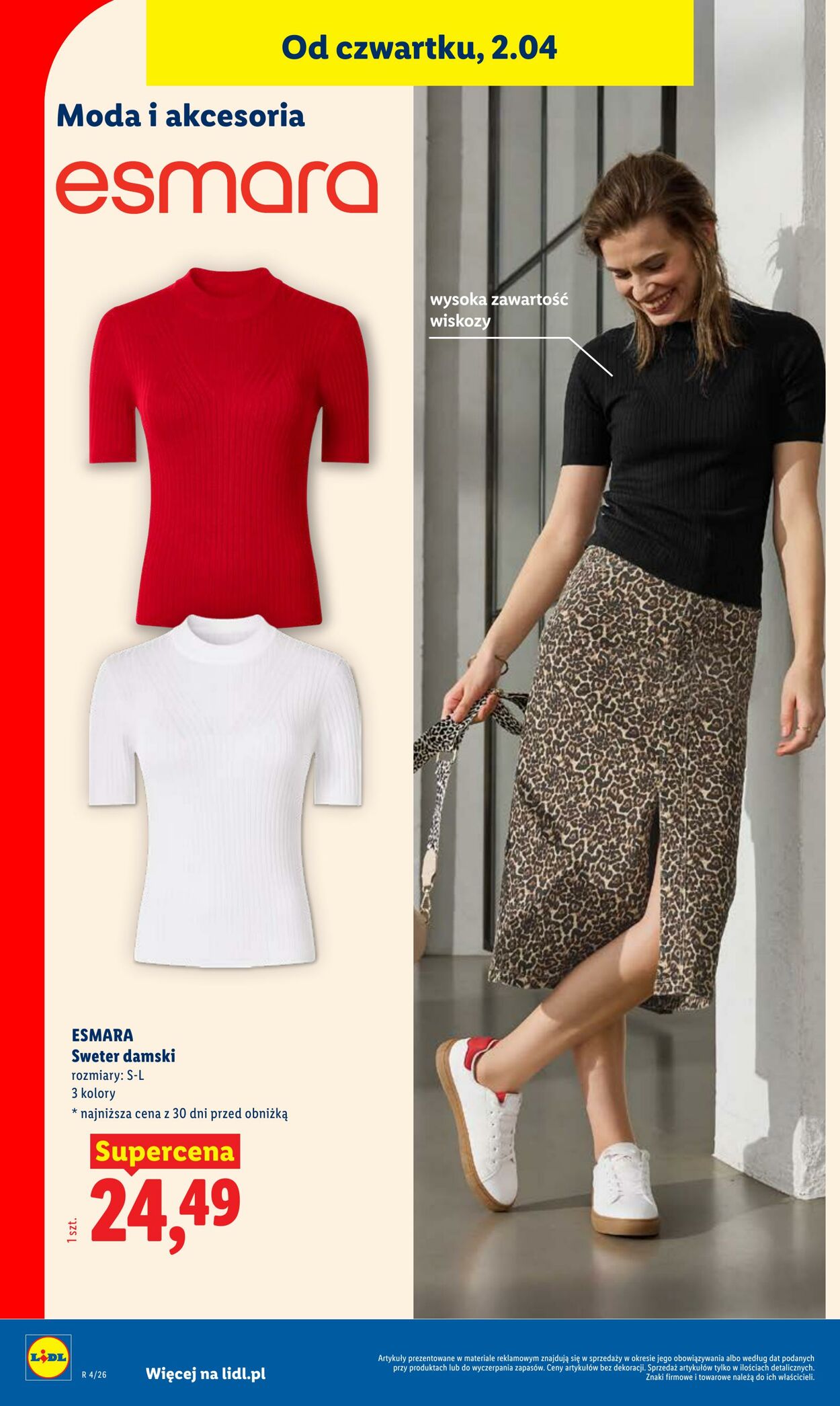 Gazetka Lidl 30.03.2026 - 04.04.2026