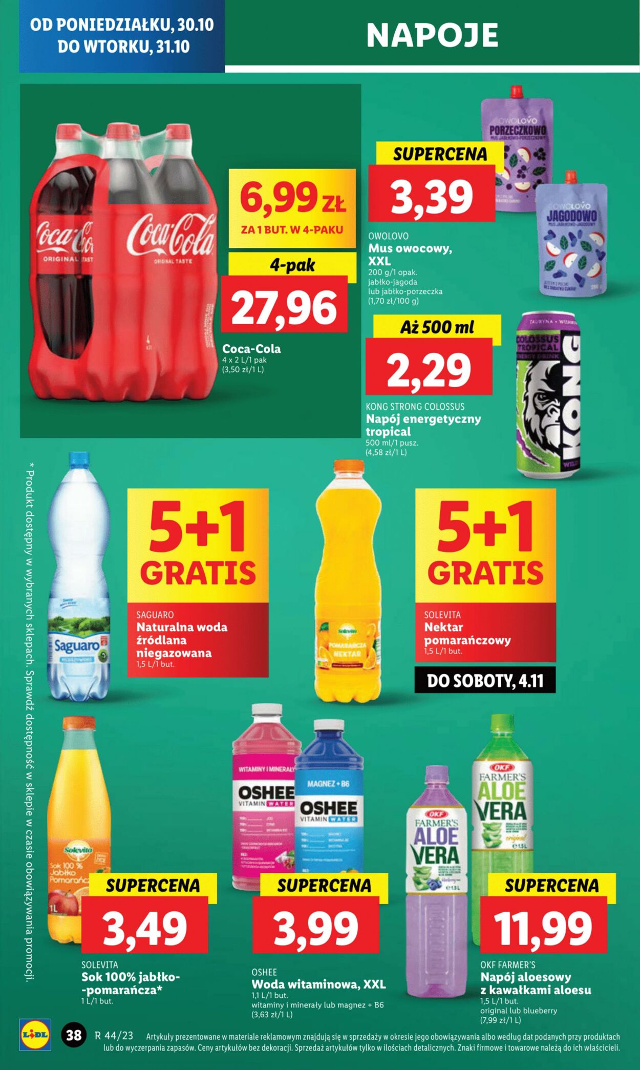 Gazetka Lidl 30.10.2023 - 31.10.2023