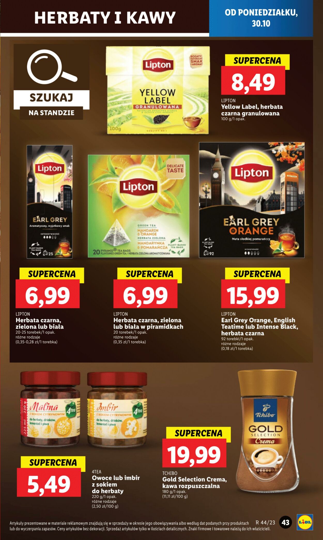 Gazetka Lidl 30.10.2023 - 31.10.2023