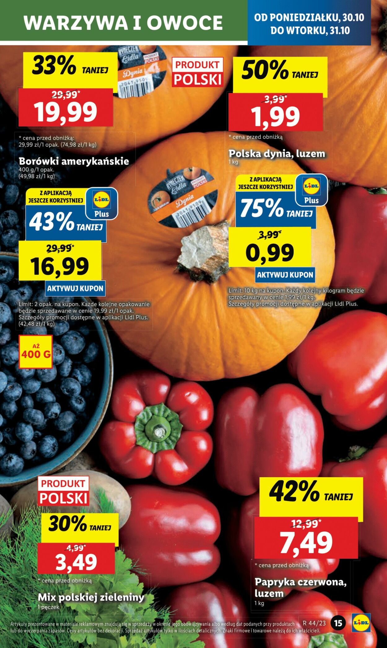 Gazetka Lidl 30.10.2023 - 31.10.2023