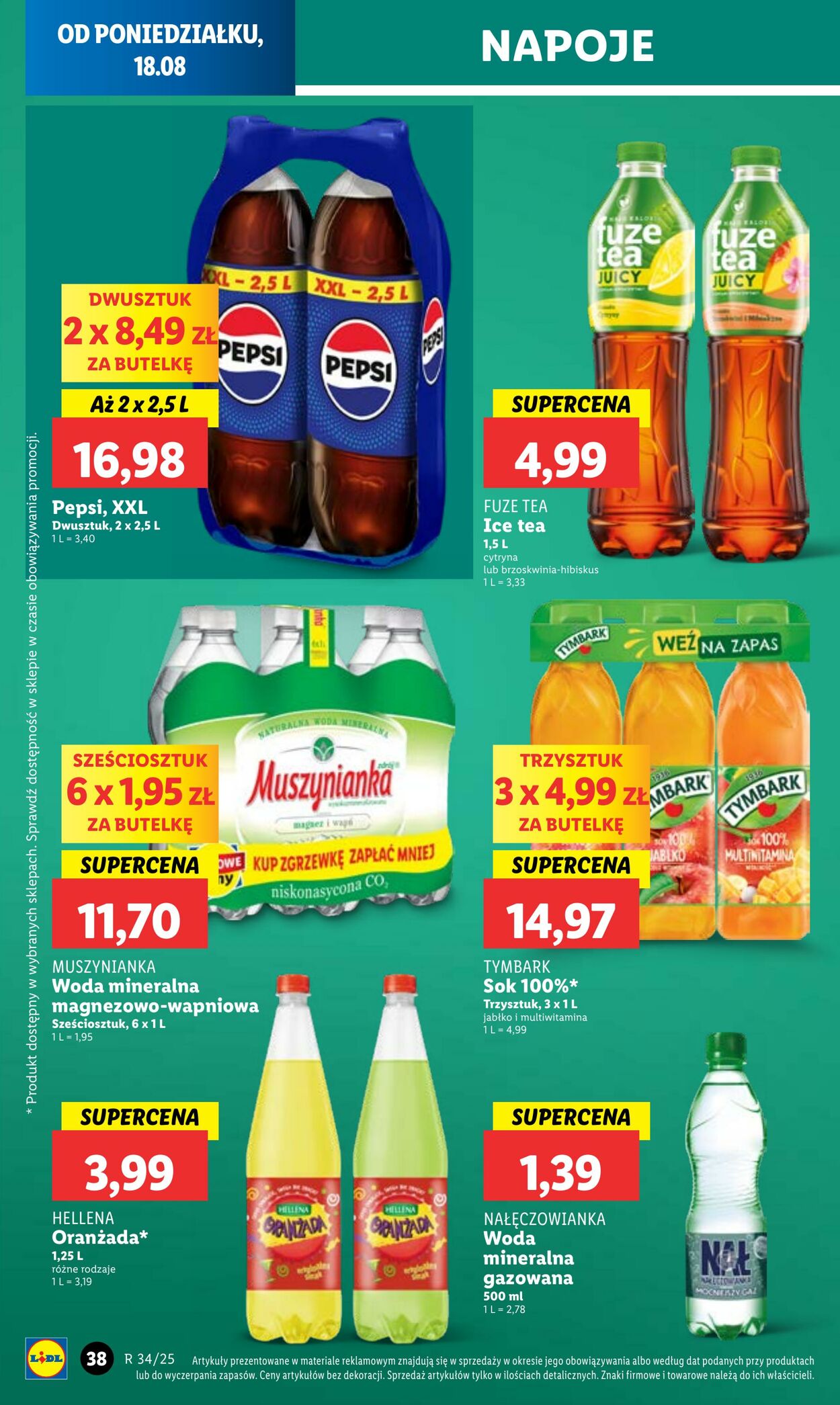 Gazetka Lidl 18.08.2025 - 20.08.2025