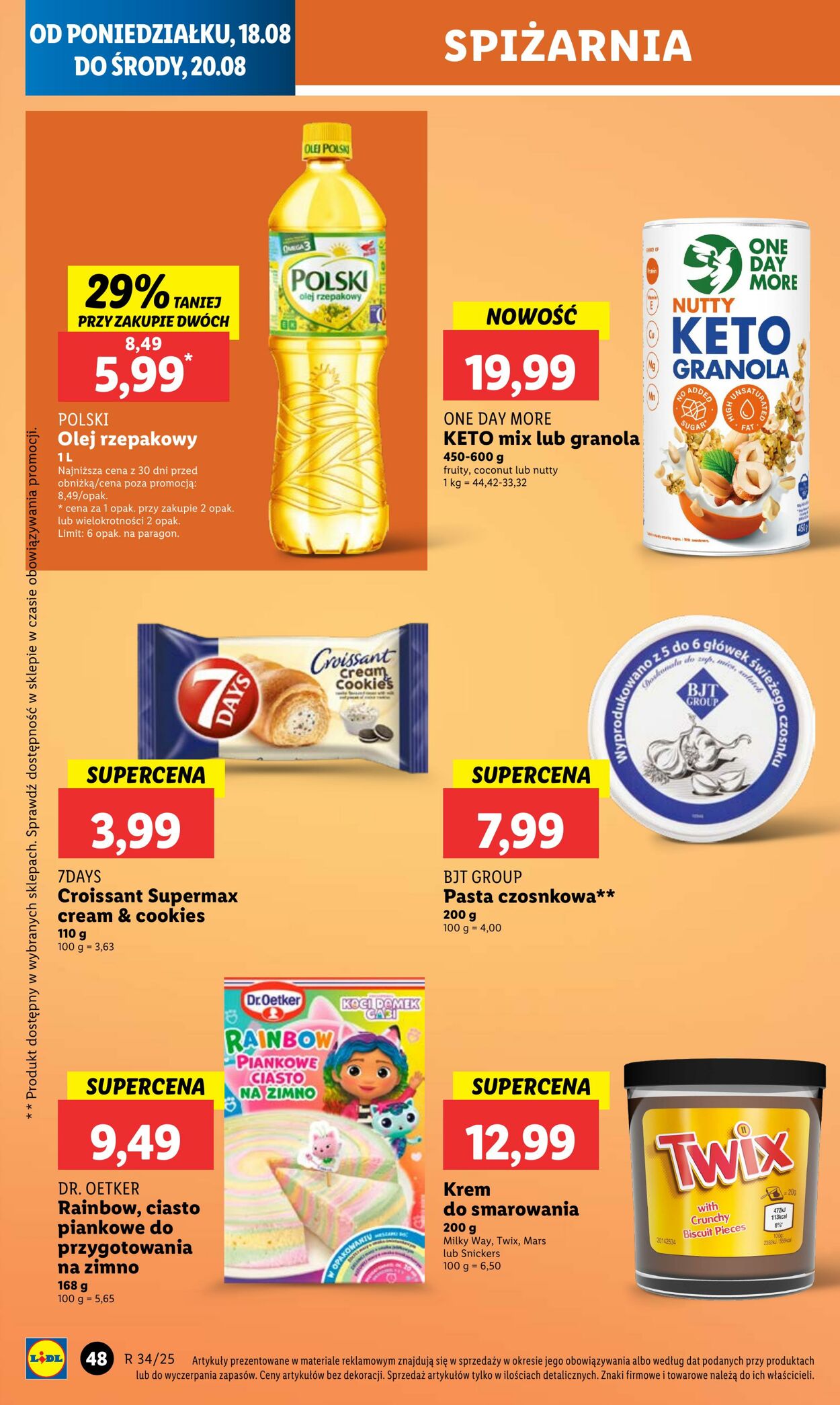 Gazetka Lidl 18.08.2025 - 20.08.2025
