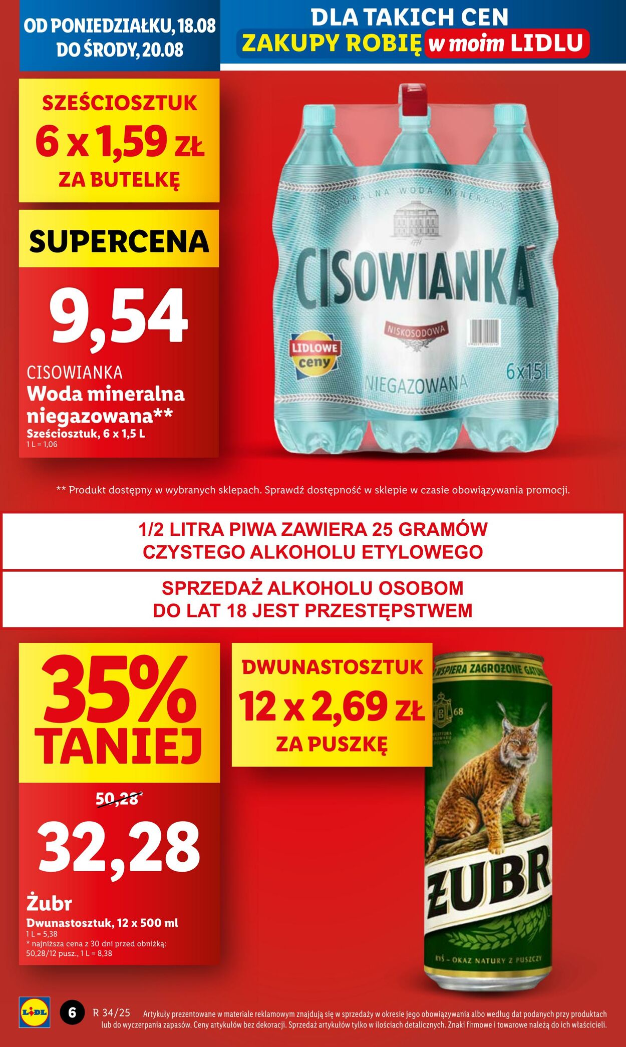 Gazetka Lidl 18.08.2025 - 20.08.2025