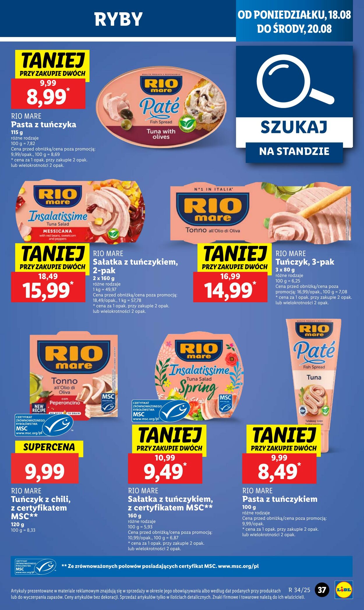 Gazetka Lidl 18.08.2025 - 20.08.2025