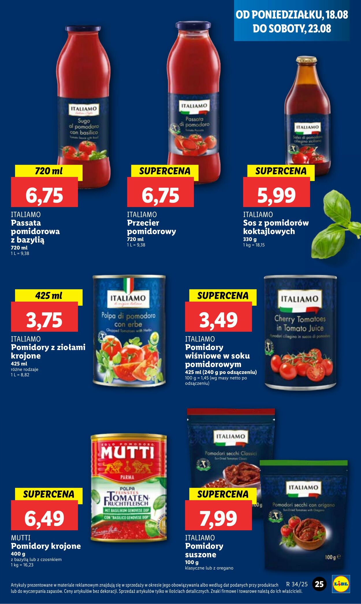 Gazetka Lidl 18.08.2025 - 20.08.2025