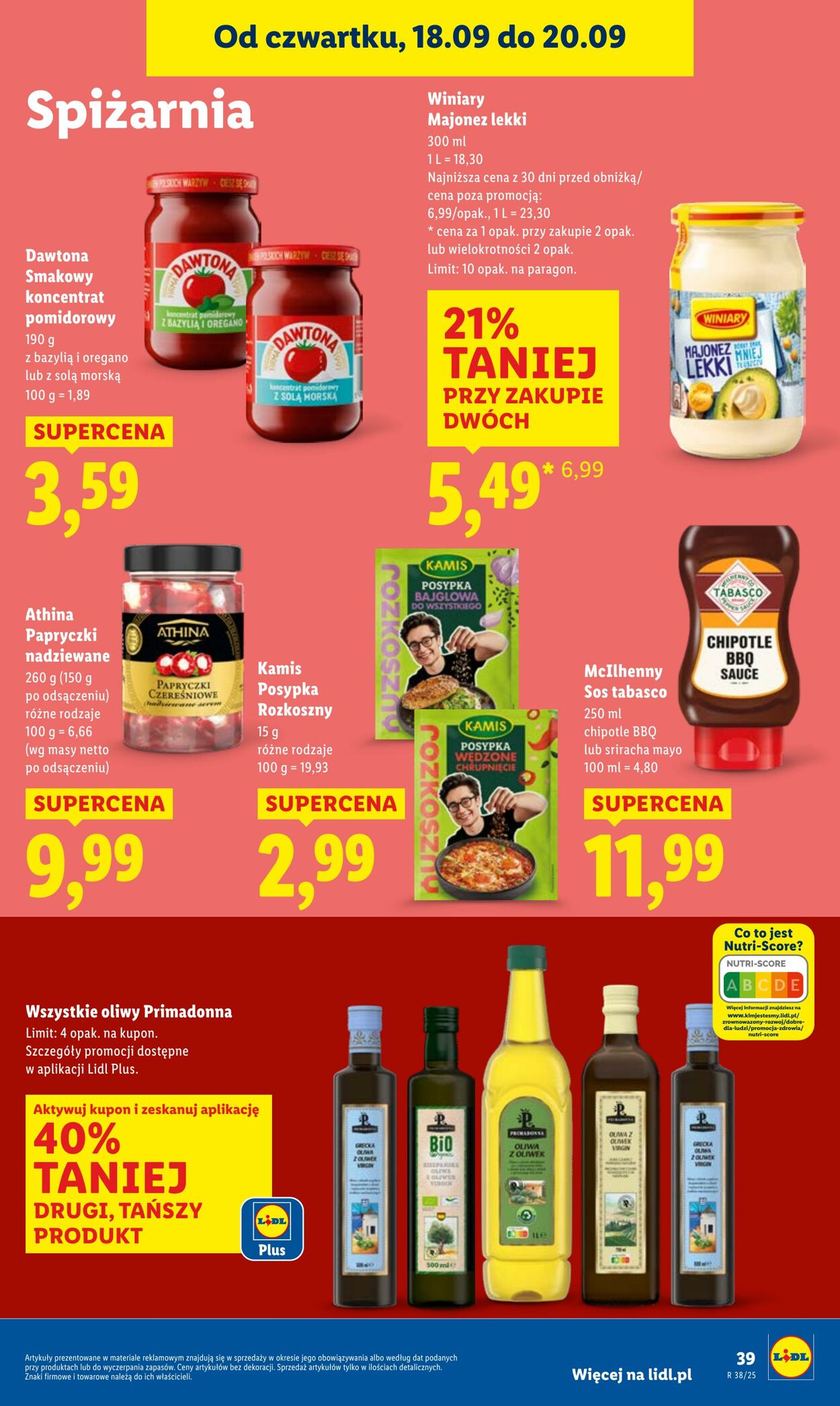 Gazetka Lidl 18.09.2025 - 20.09.2025