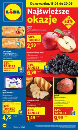 Gazetka Lidl 18.09.2025 - 20.09.2025
