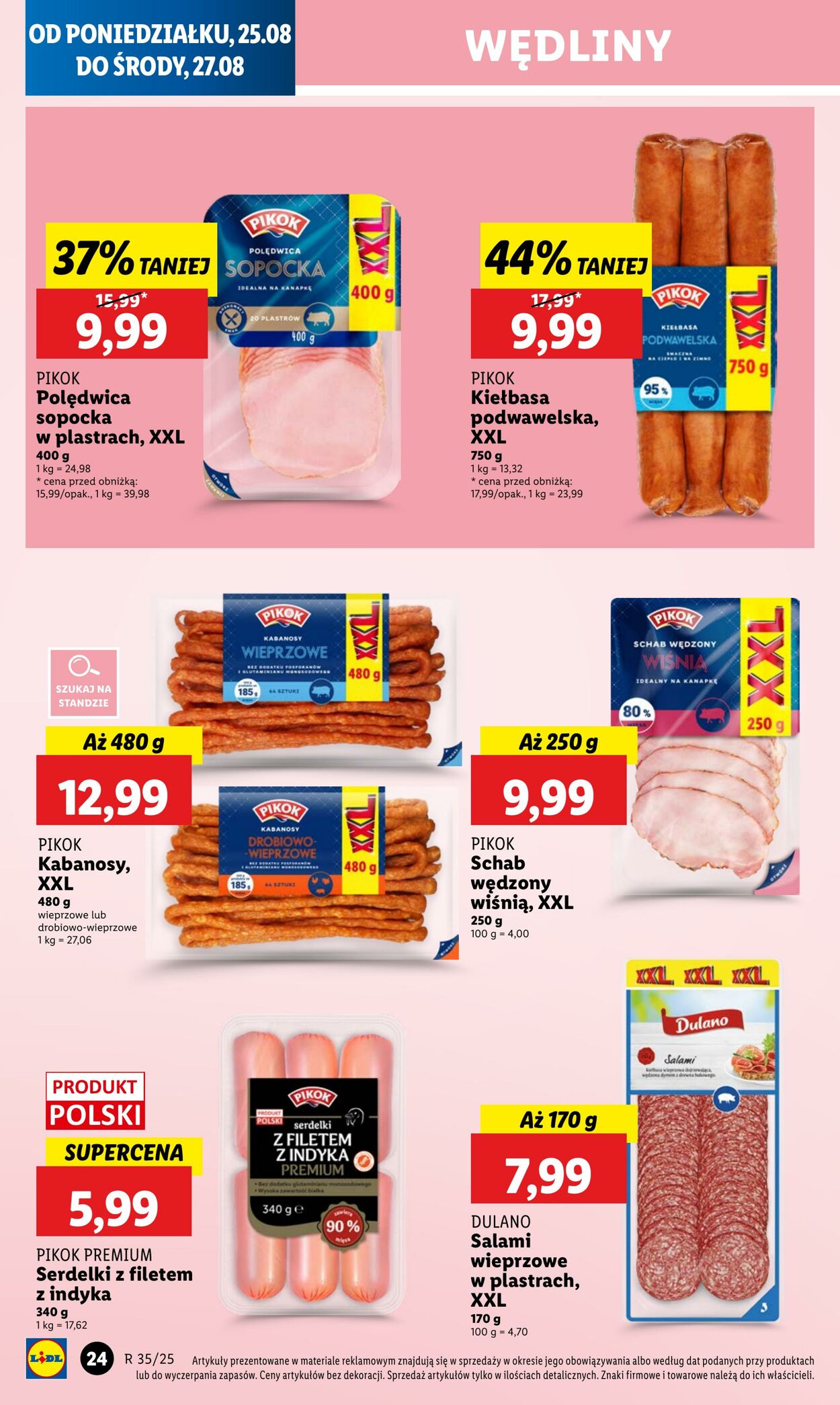 Gazetka Lidl 25.08.2025 - 27.08.2025