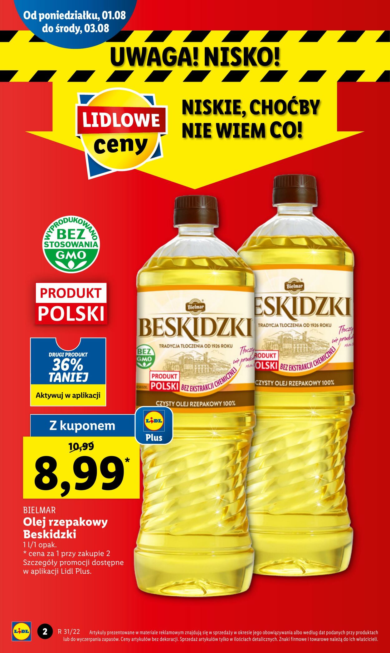 Gazetka Lidl 01.08.2022 - 03.08.2022