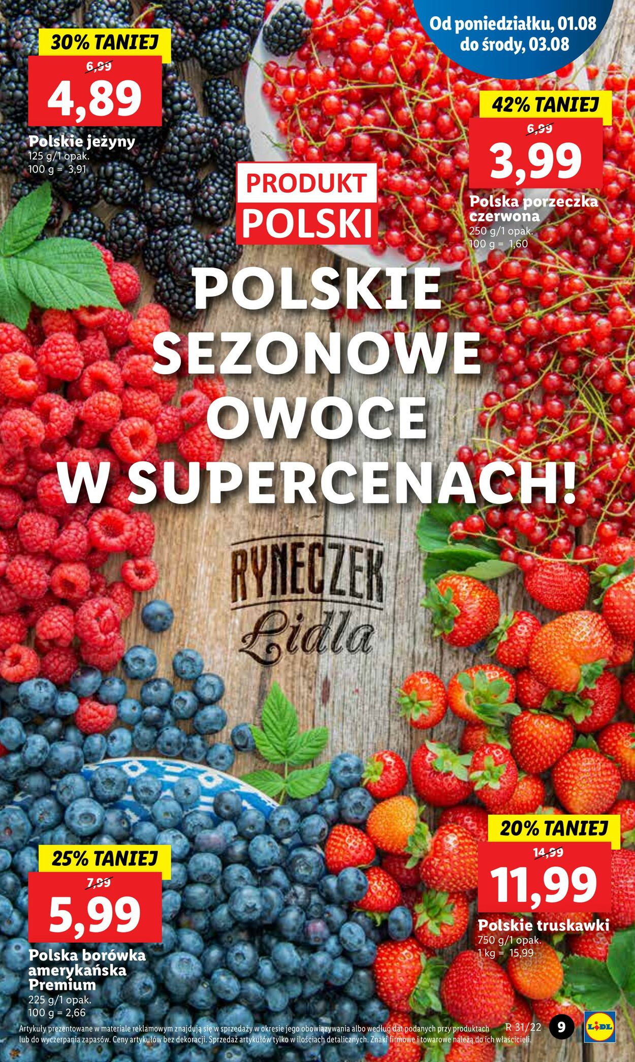 Gazetka Lidl 01.08.2022 - 03.08.2022