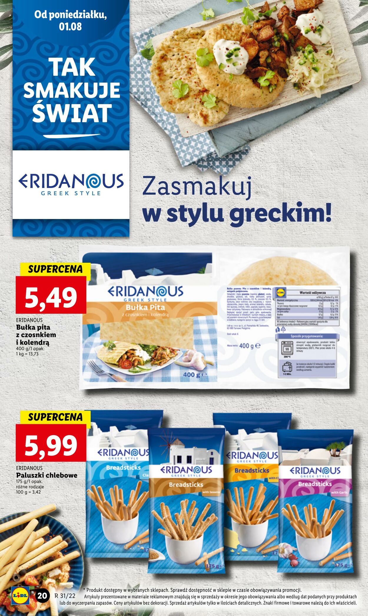 Gazetka Lidl 01.08.2022 - 03.08.2022