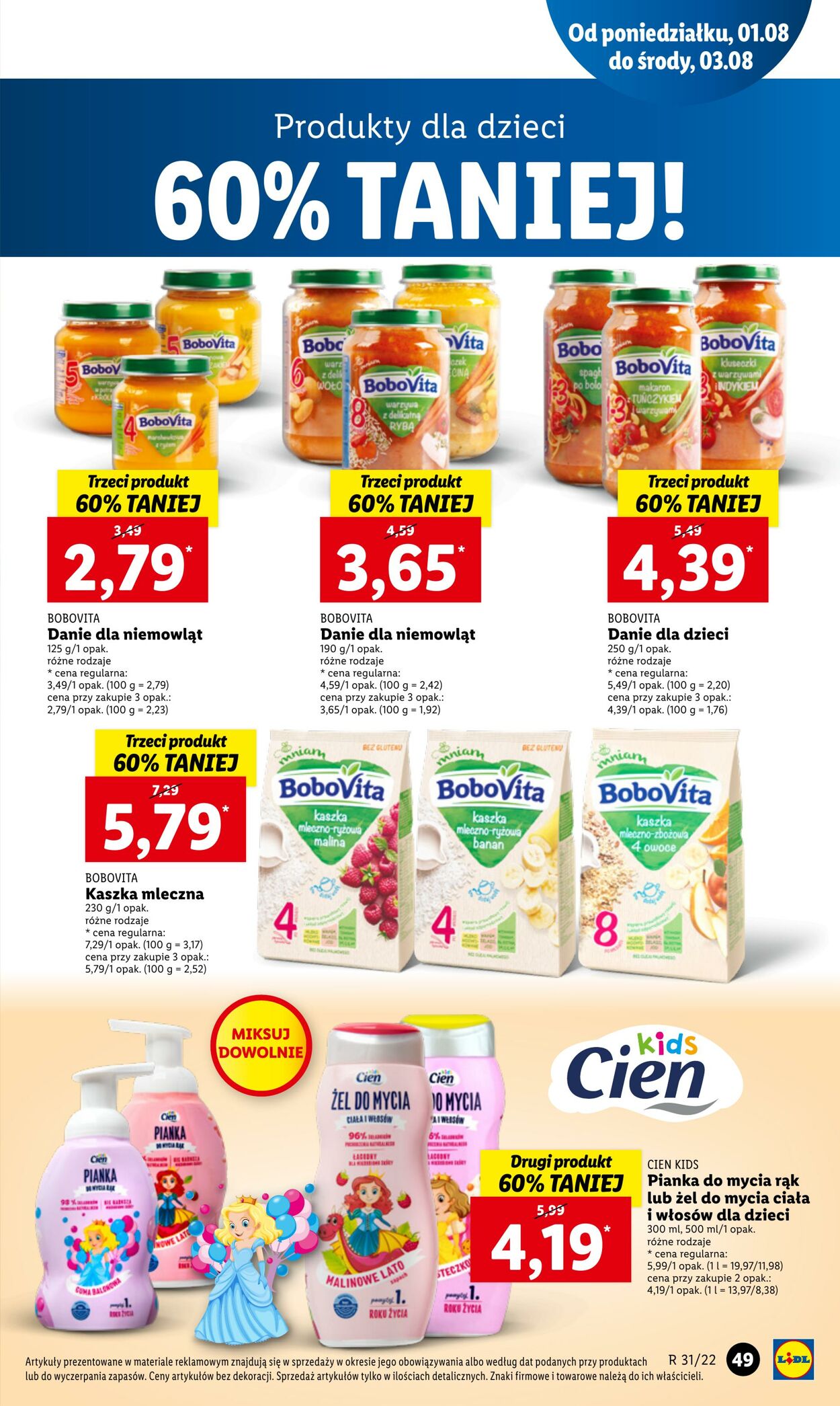 Gazetka Lidl 01.08.2022 - 03.08.2022