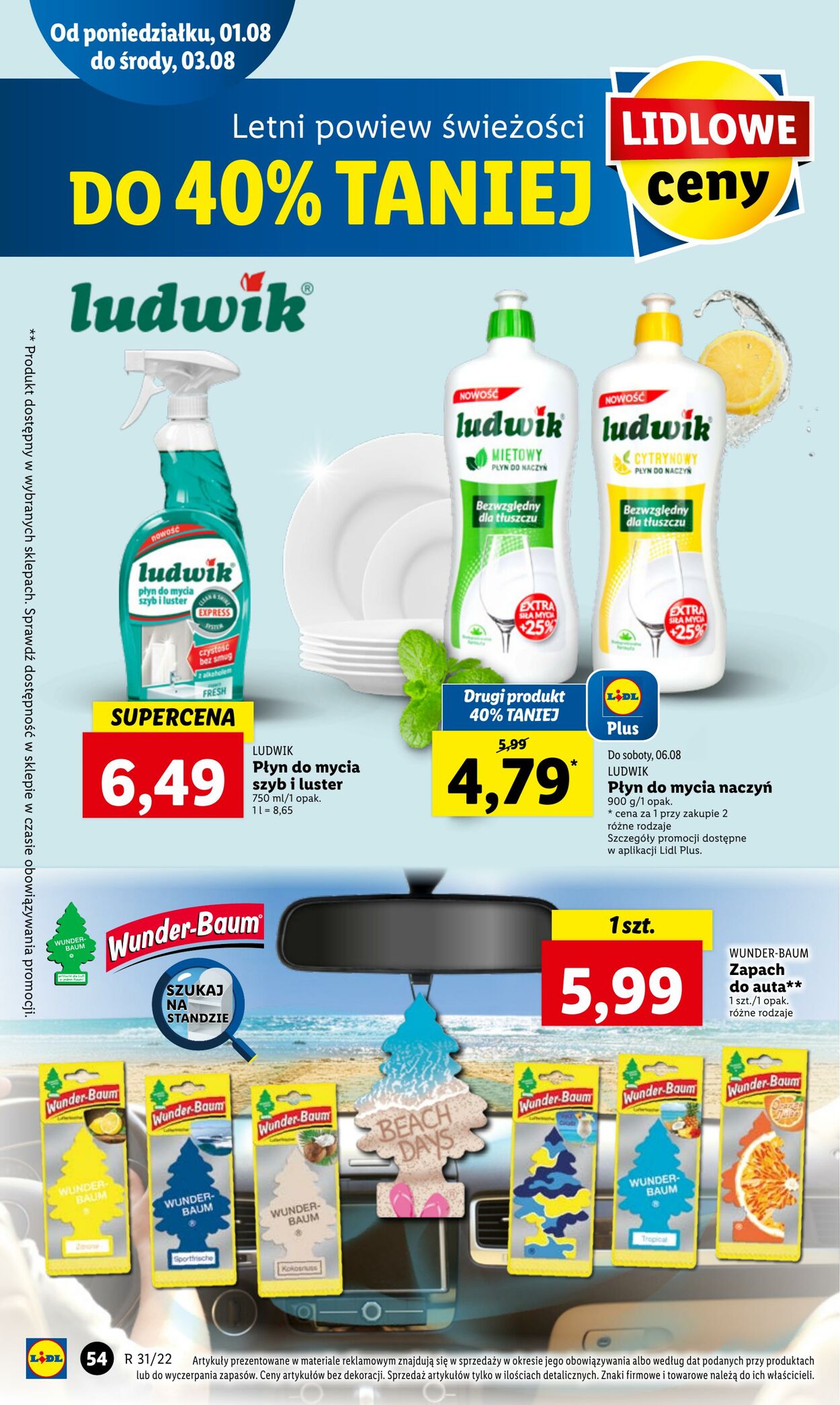 Gazetka Lidl 01.08.2022 - 03.08.2022