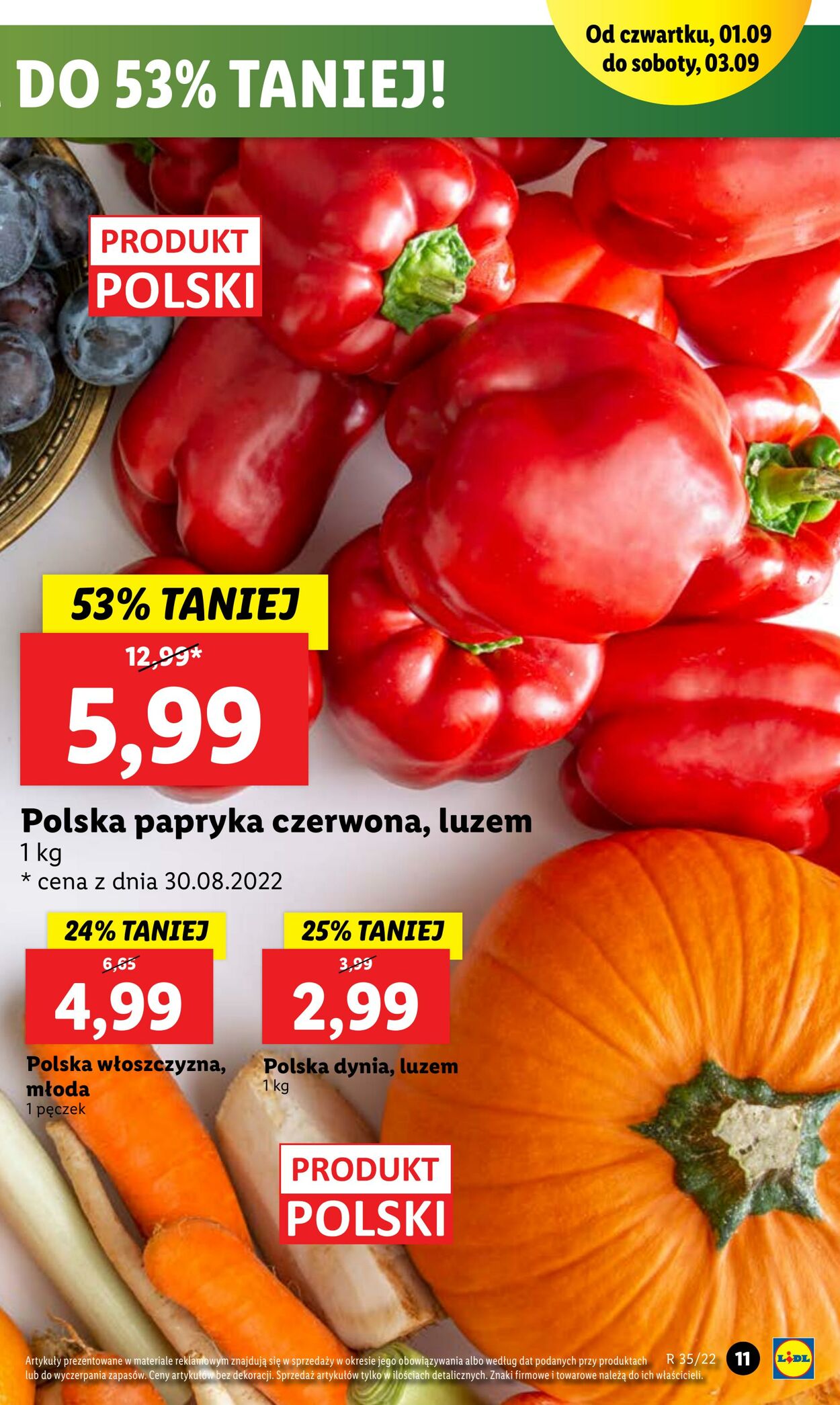 Gazetka Lidl 01.09.2022 - 03.09.2022