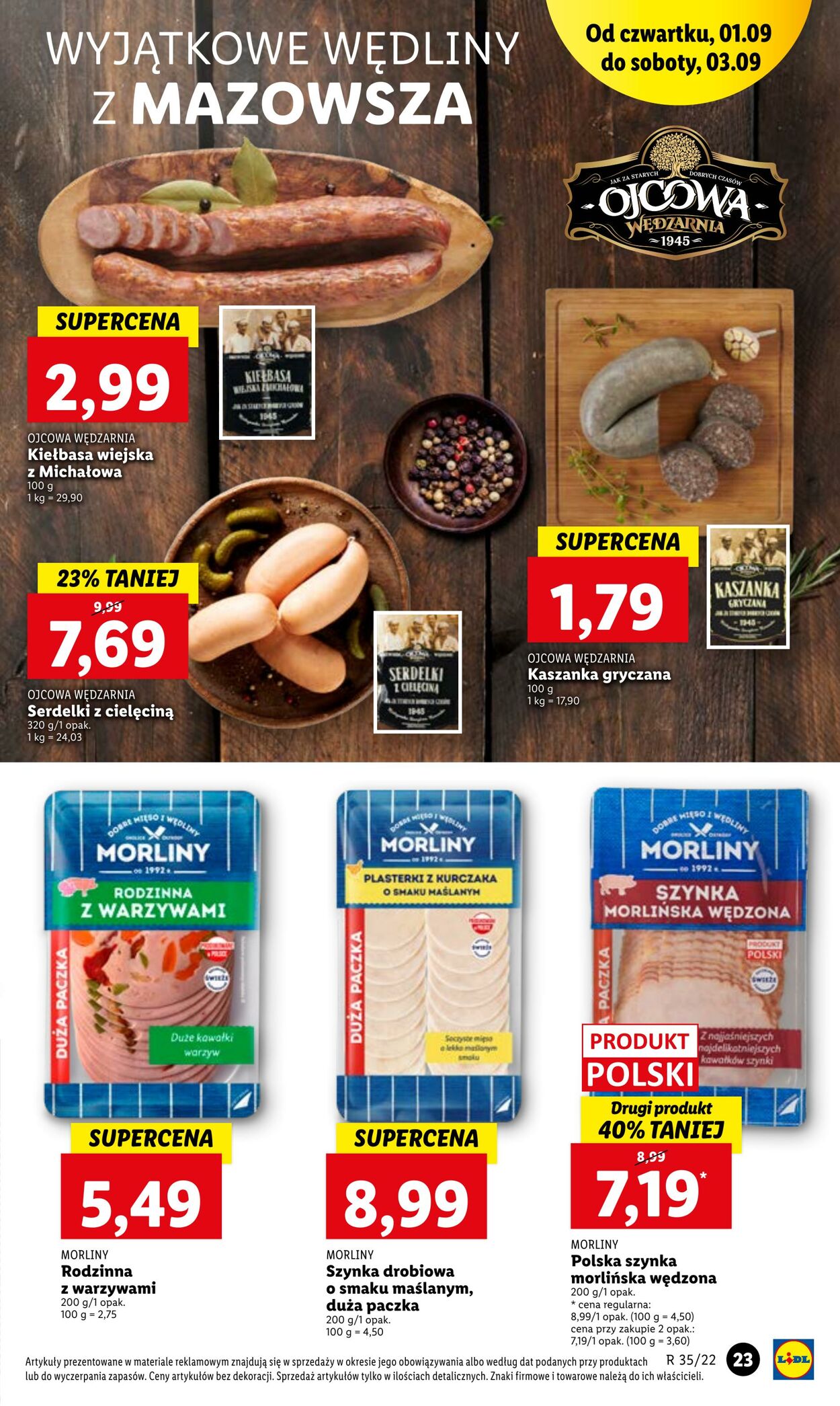 Gazetka Lidl 01.09.2022 - 03.09.2022