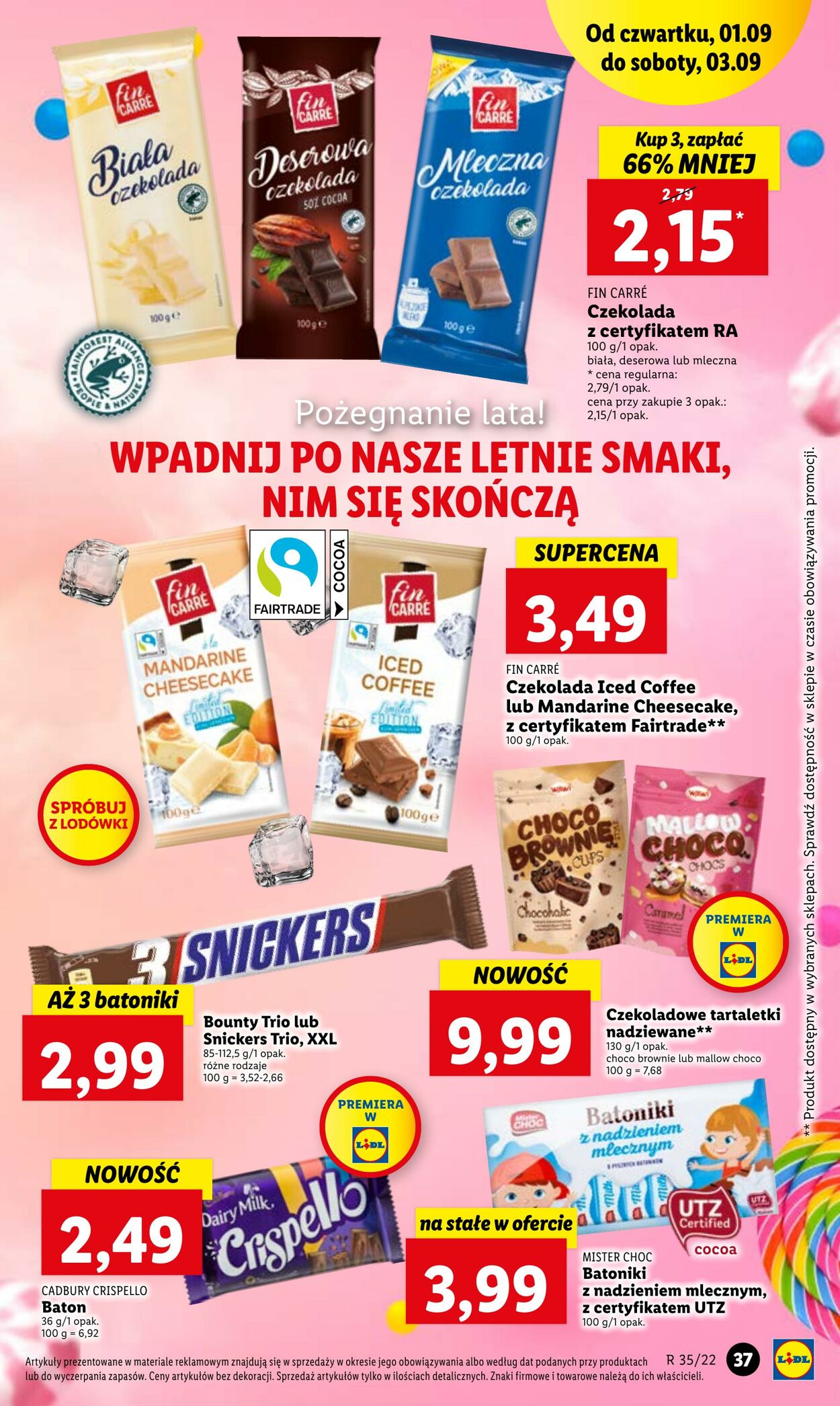 Gazetka Lidl 01.09.2022 - 03.09.2022