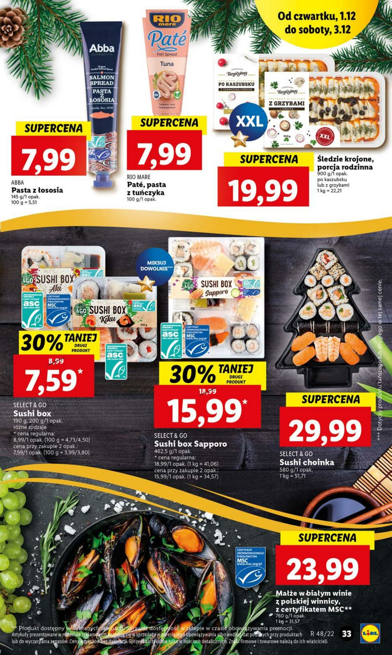 Gazetka Lidl 01.12.2022 - 03.12.2022