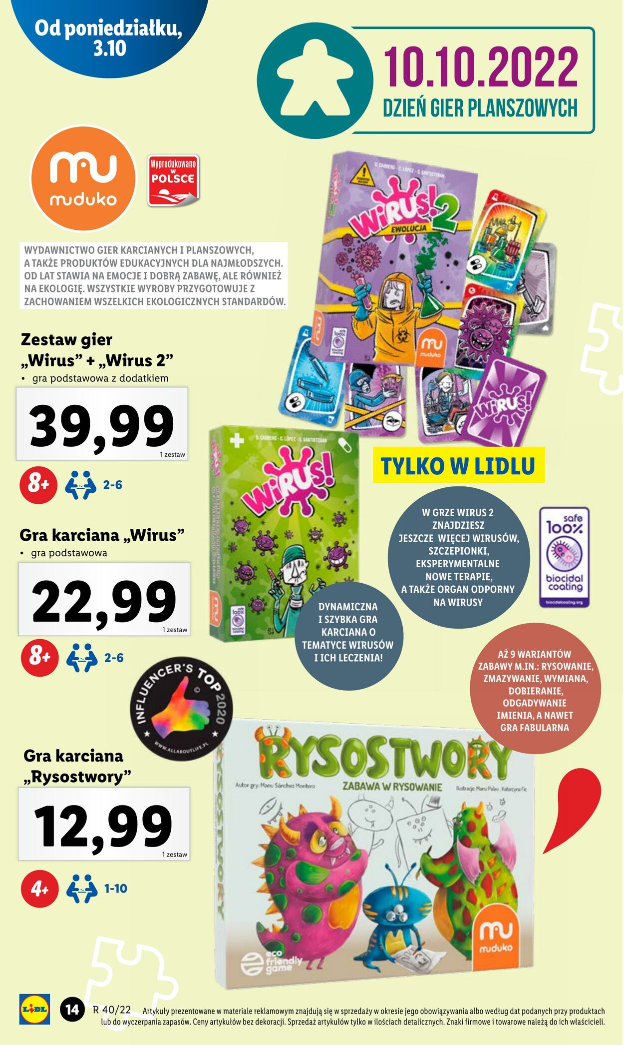 Gazetka Lidl 03.10.2022 - 08.10.2022